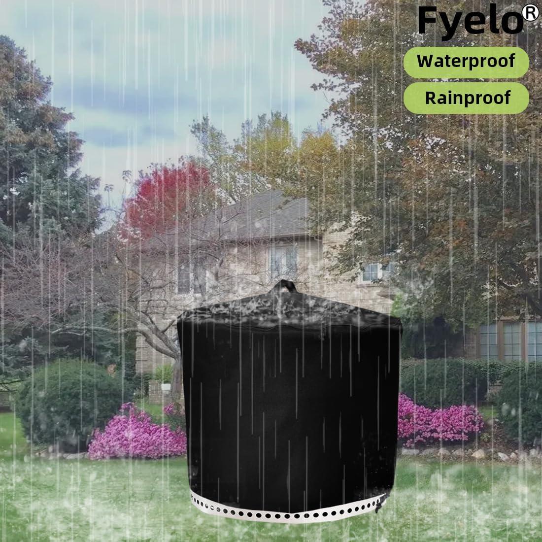 Cubierta impermeable para fogata Fyelo Yukon 28" redonda