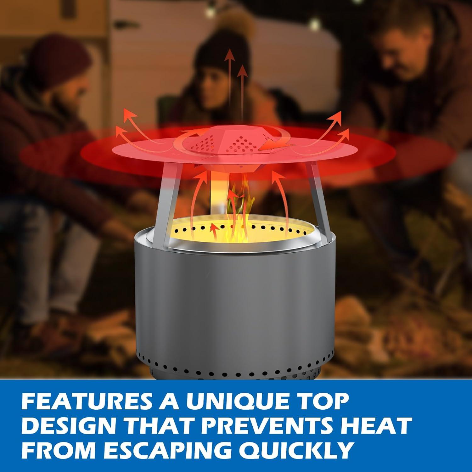 Deflector de Calor Outspark para Solo Stove Bonfire 19.5"