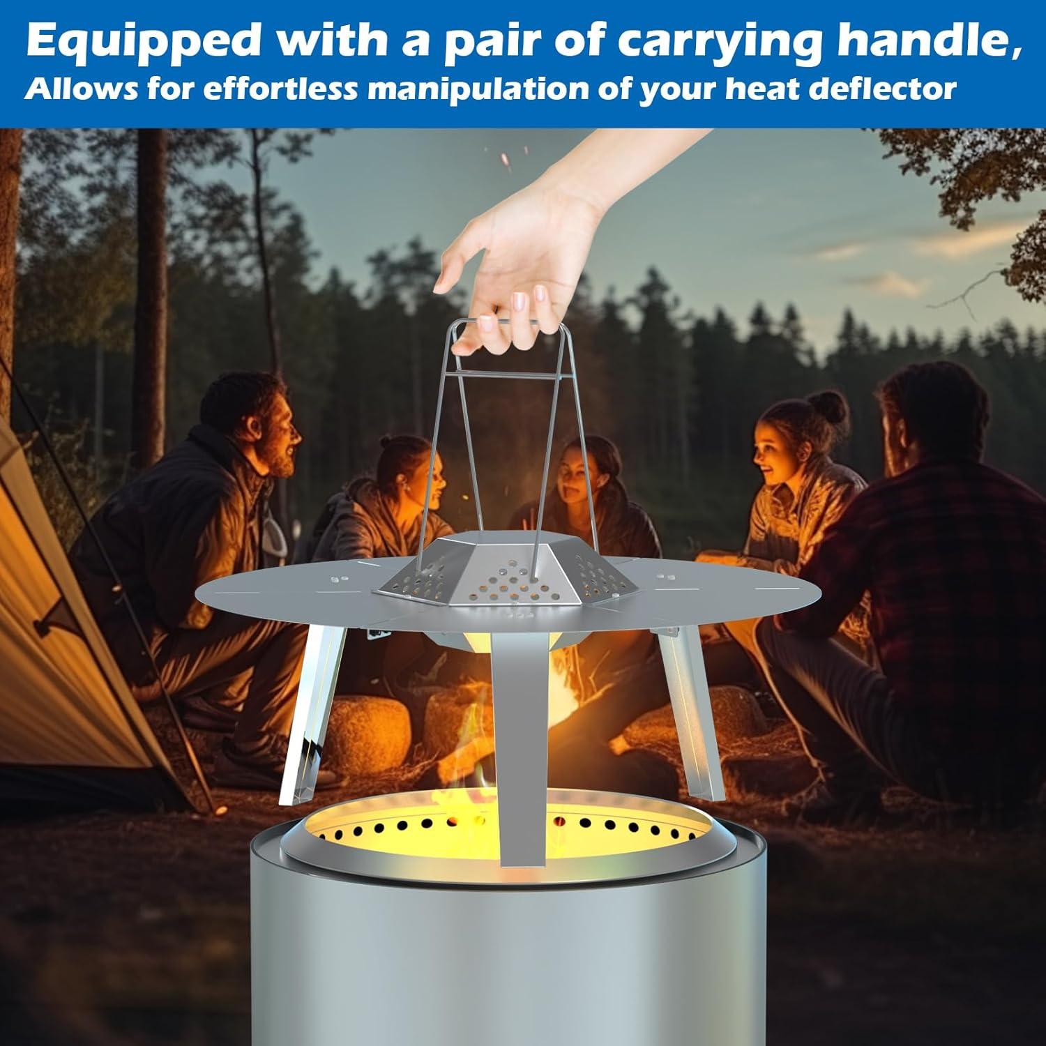 Deflector de Calor Outspark para Solo Stove Bonfire 19.5"
