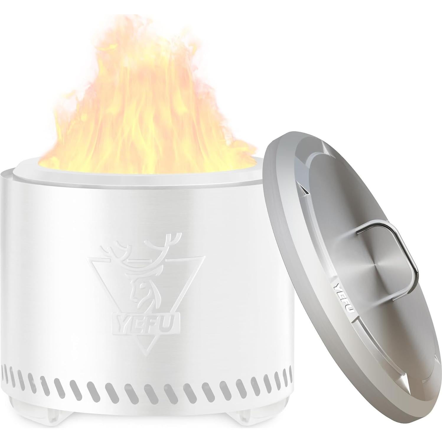 Tapa de Hoguera YEFU 49.5 cm Acero Inoxidable Resistente al Clima
