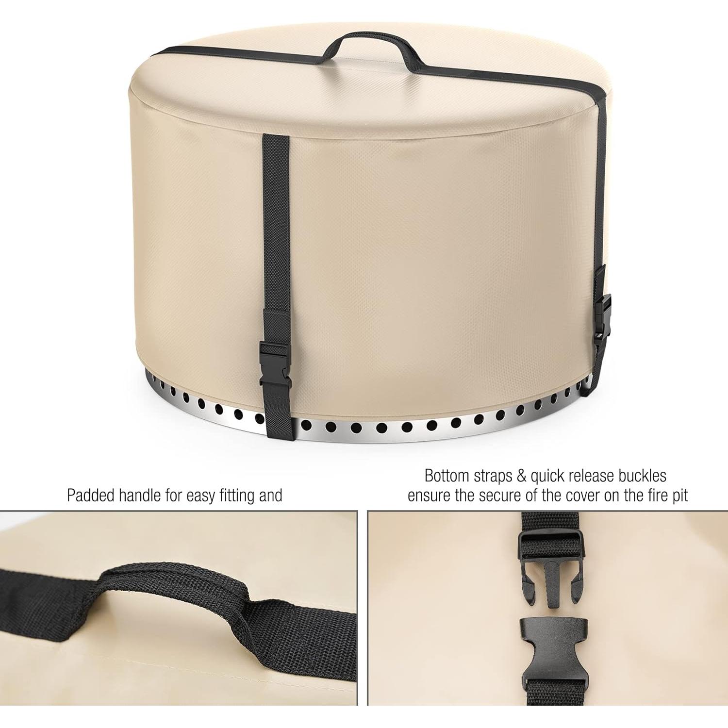 Cubierta para Fogata Stanbroil 27" Beige - Resistente al Agua