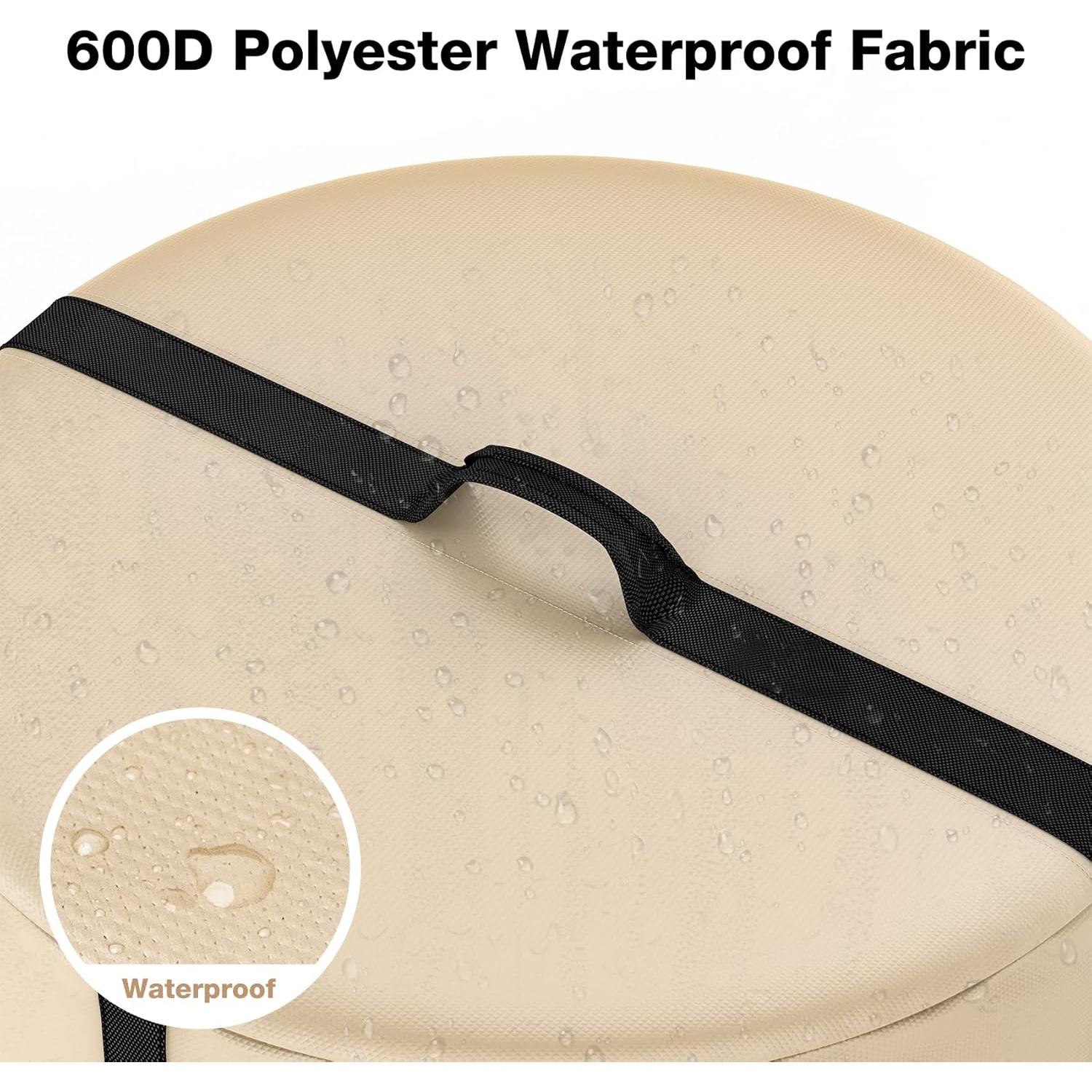 Cubierta para Fogata Stanbroil 27" Beige - Resistente al Agua