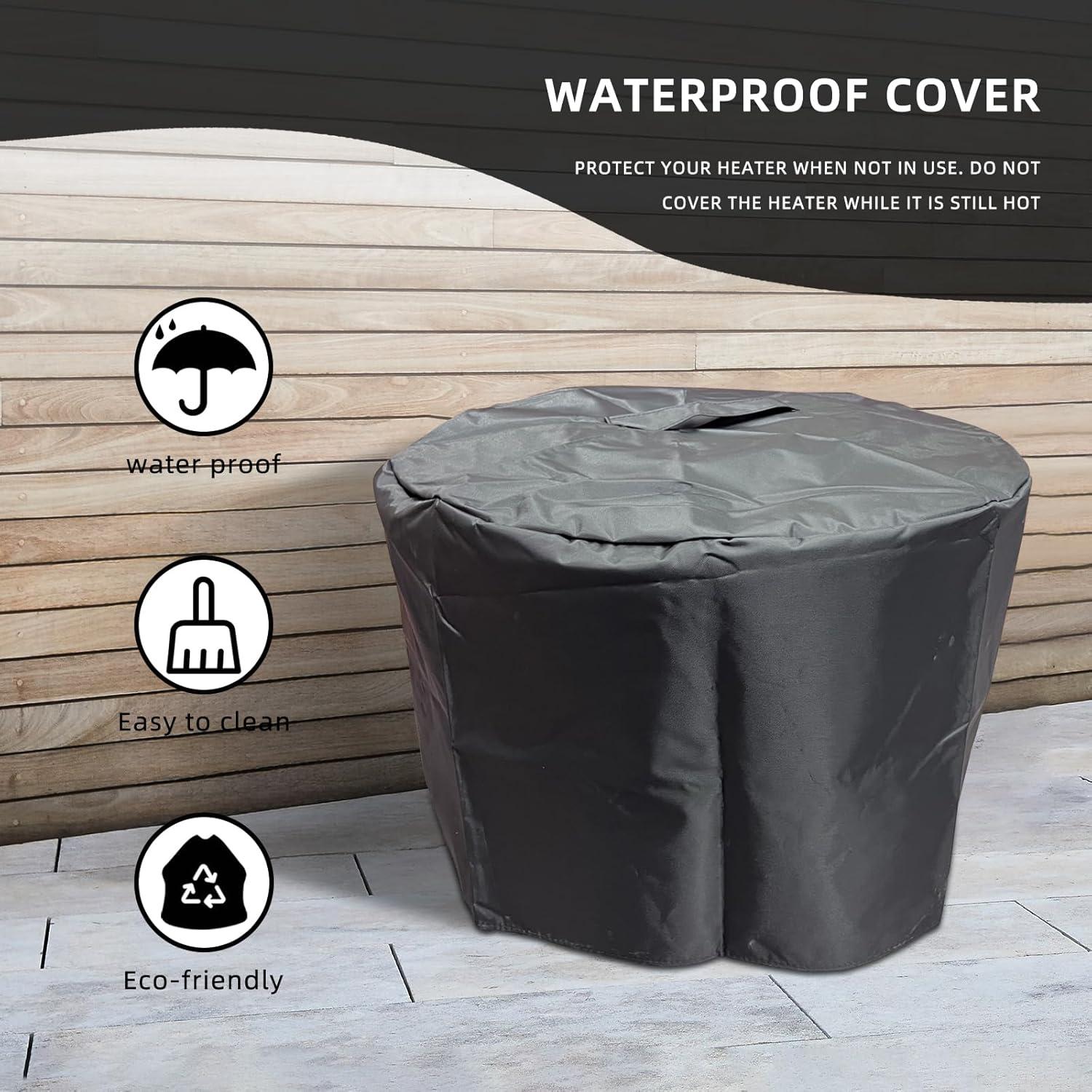 Hoguera Sin Humo Afterglow 52 cm Acero Inoxidable Portátil