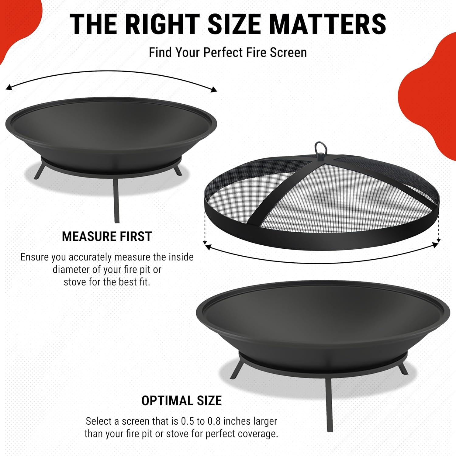 Pantalla de Fogata FEBTECH para Solo Stove Bonfire 47 cm