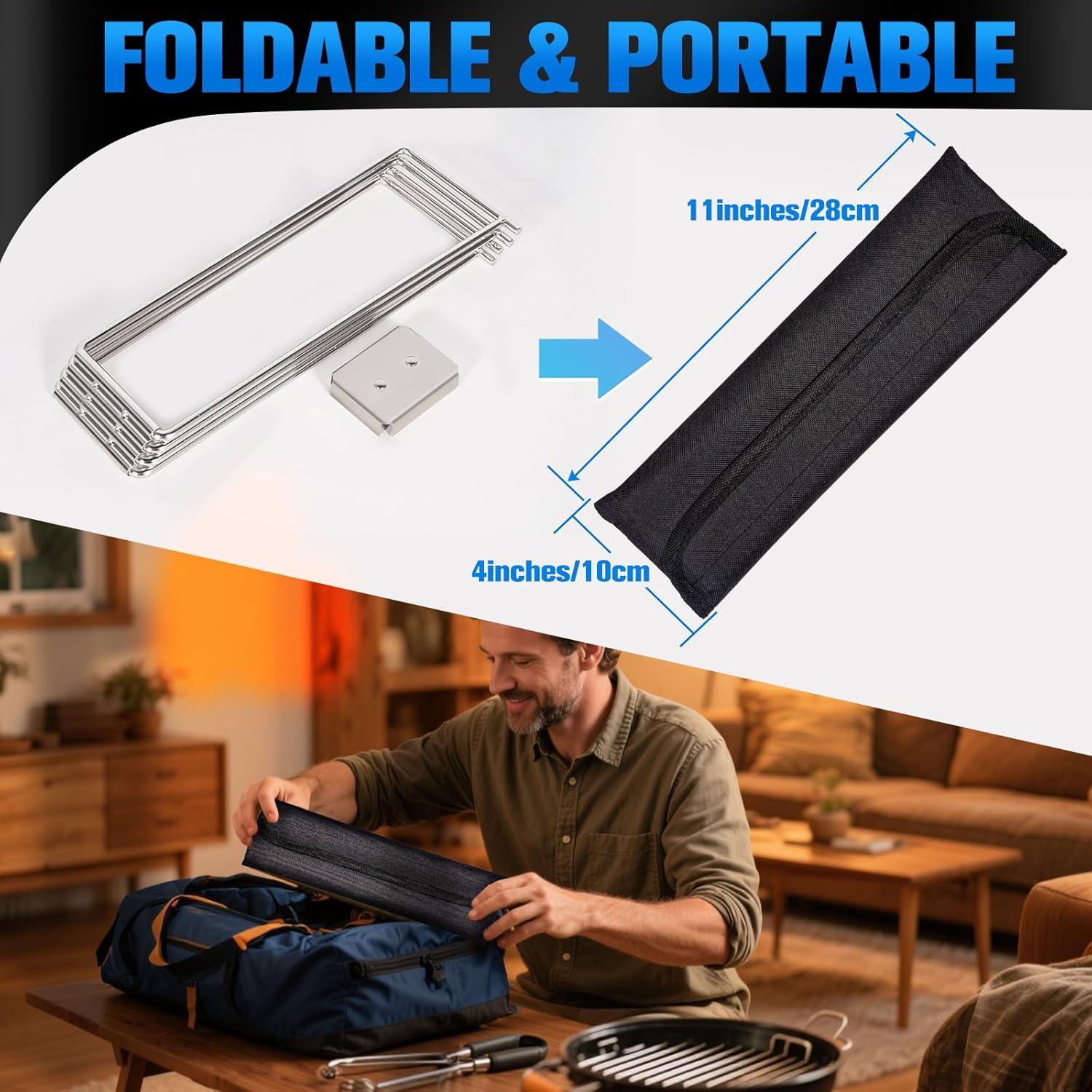 Soporte para Fogata Lineslife de Acero Inoxidable 52 cm