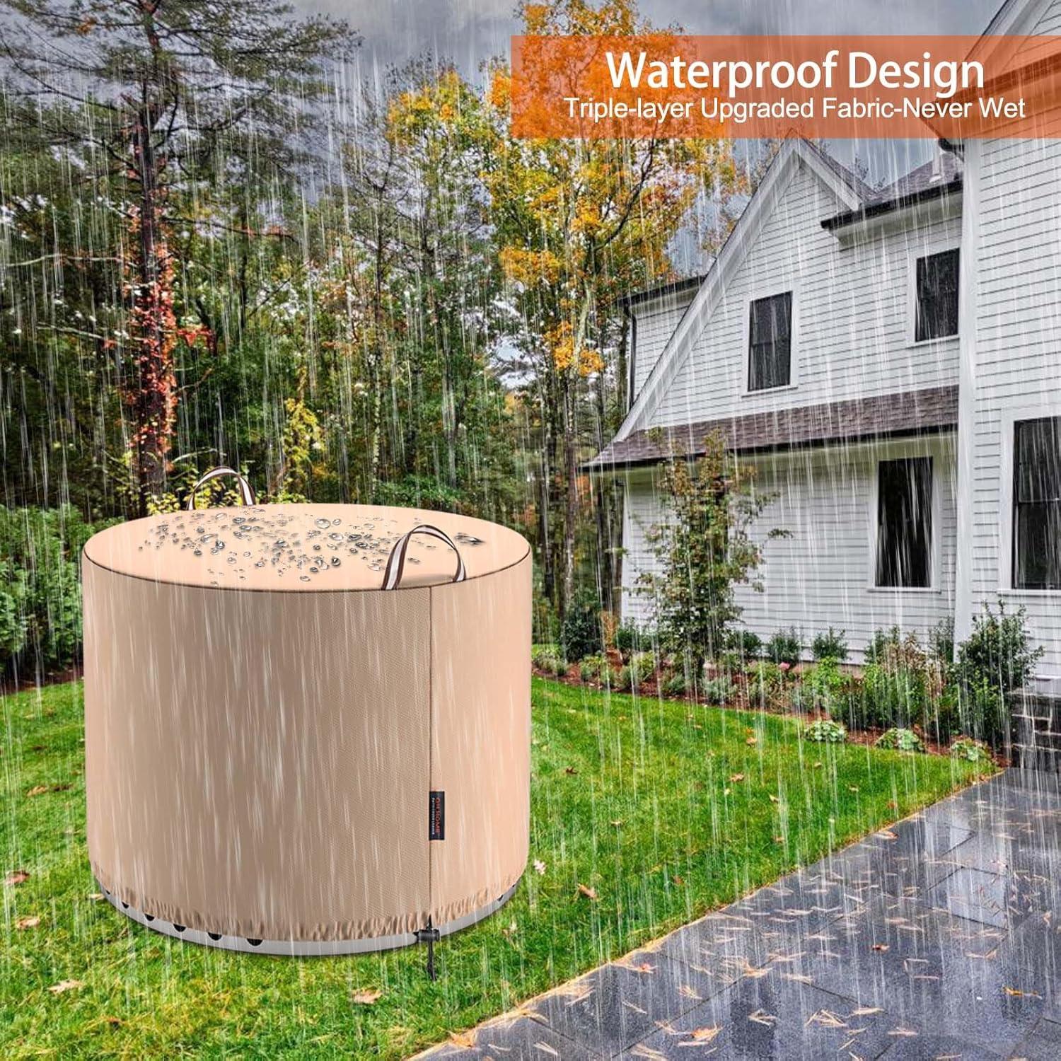 Cubierta de Hoguera Redonda QH.HOME 53.34 cm Impermeable