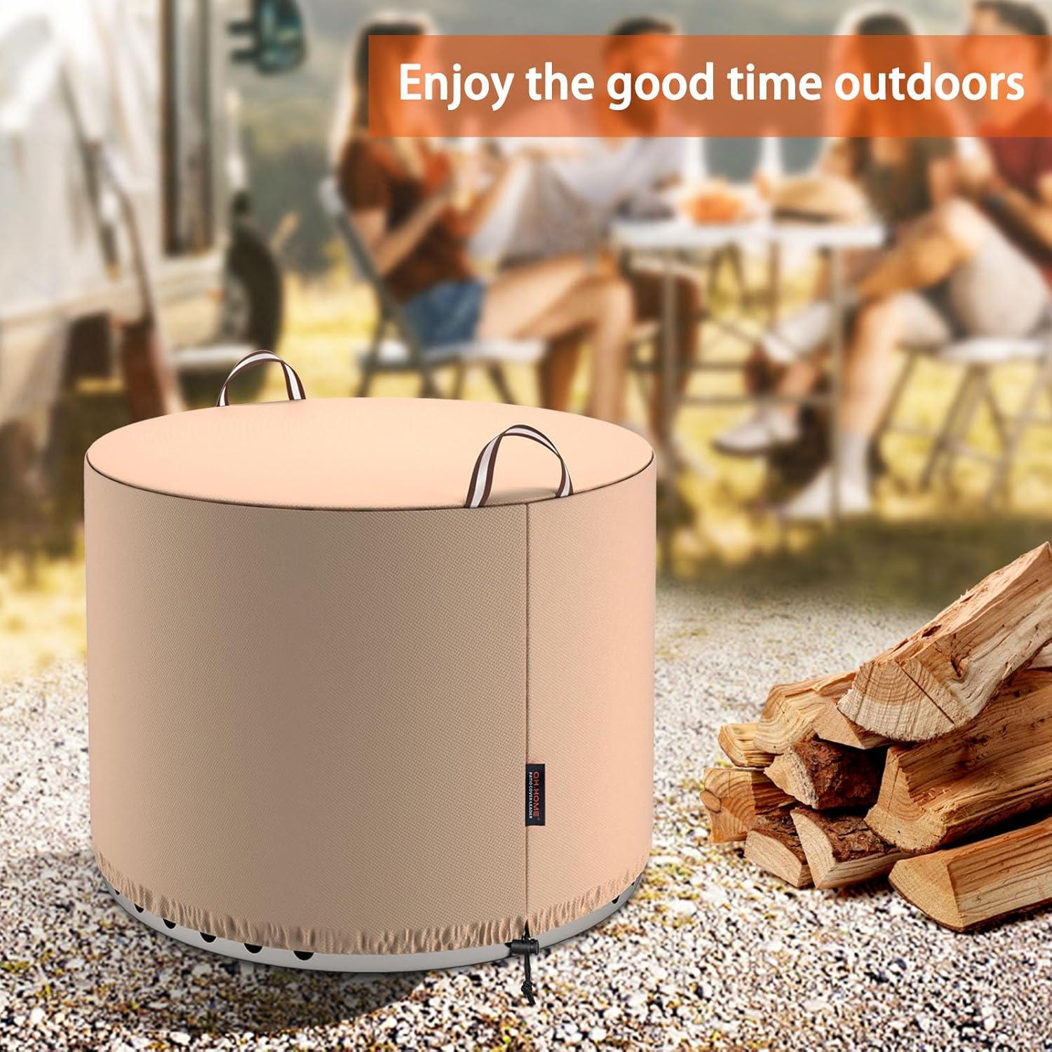 Cubierta de Hoguera Redonda QH.HOME 53.34 cm Impermeable