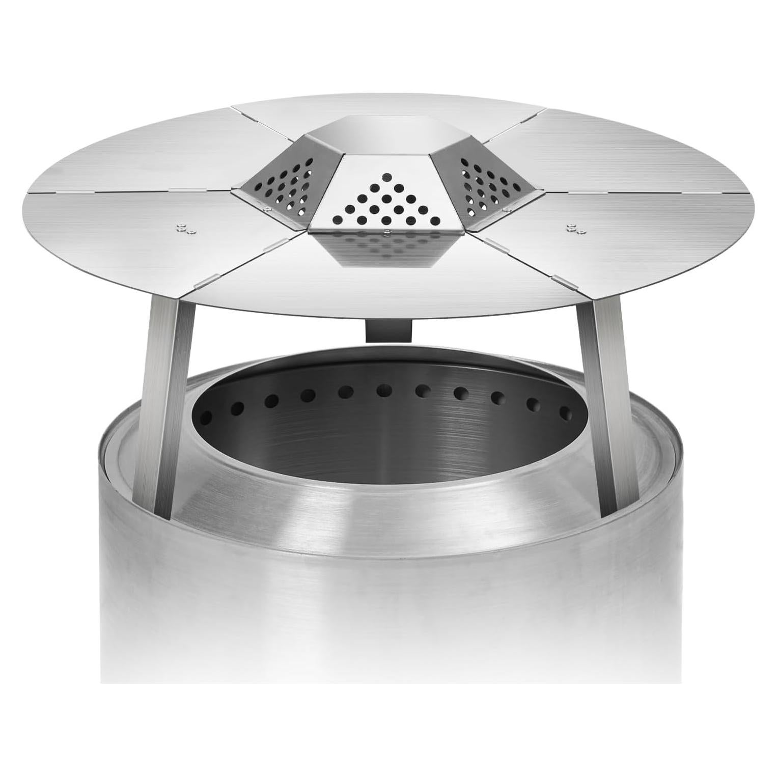 Deflector de Calor Agedne para Fogata Solo Stove Bonfire 49.5 cm