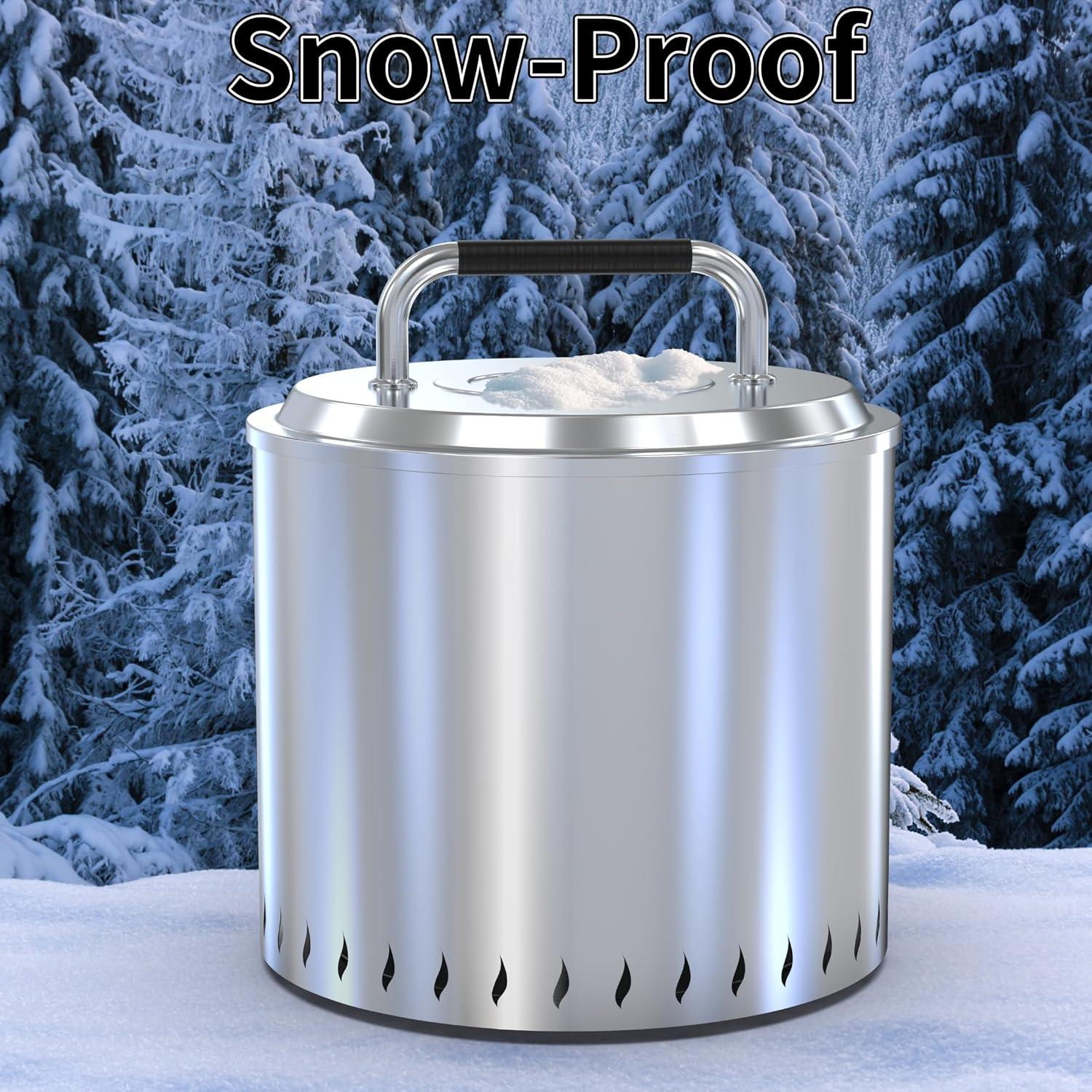 Tapa de Acero Inoxidable PARTAKER para Fogón 19.5" Bonfire