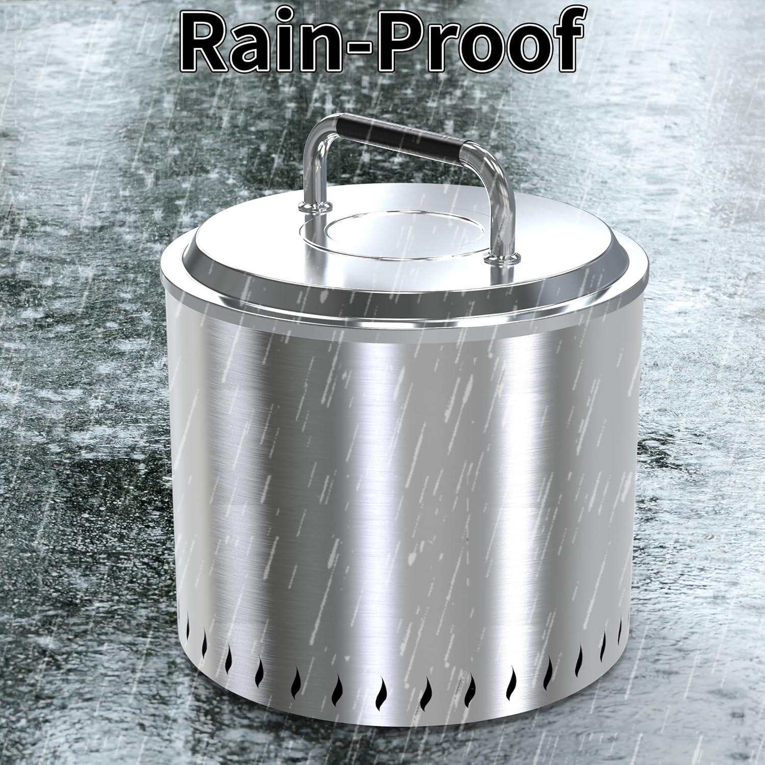 Tapa de Acero Inoxidable PARTAKER para Fogón 19.5" Bonfire