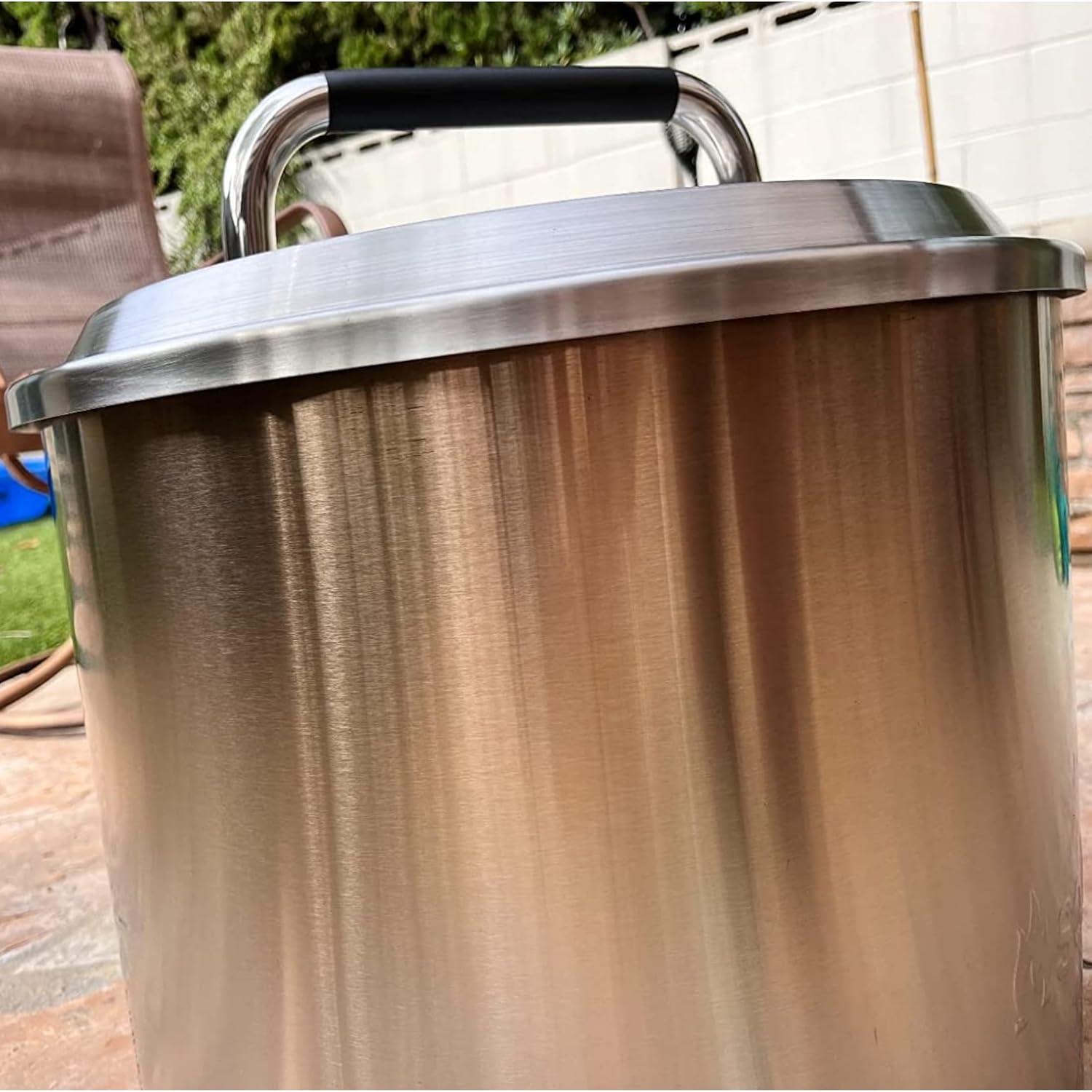 Tapa de Acero Inoxidable PARTAKER para Fogón 19.5" Bonfire