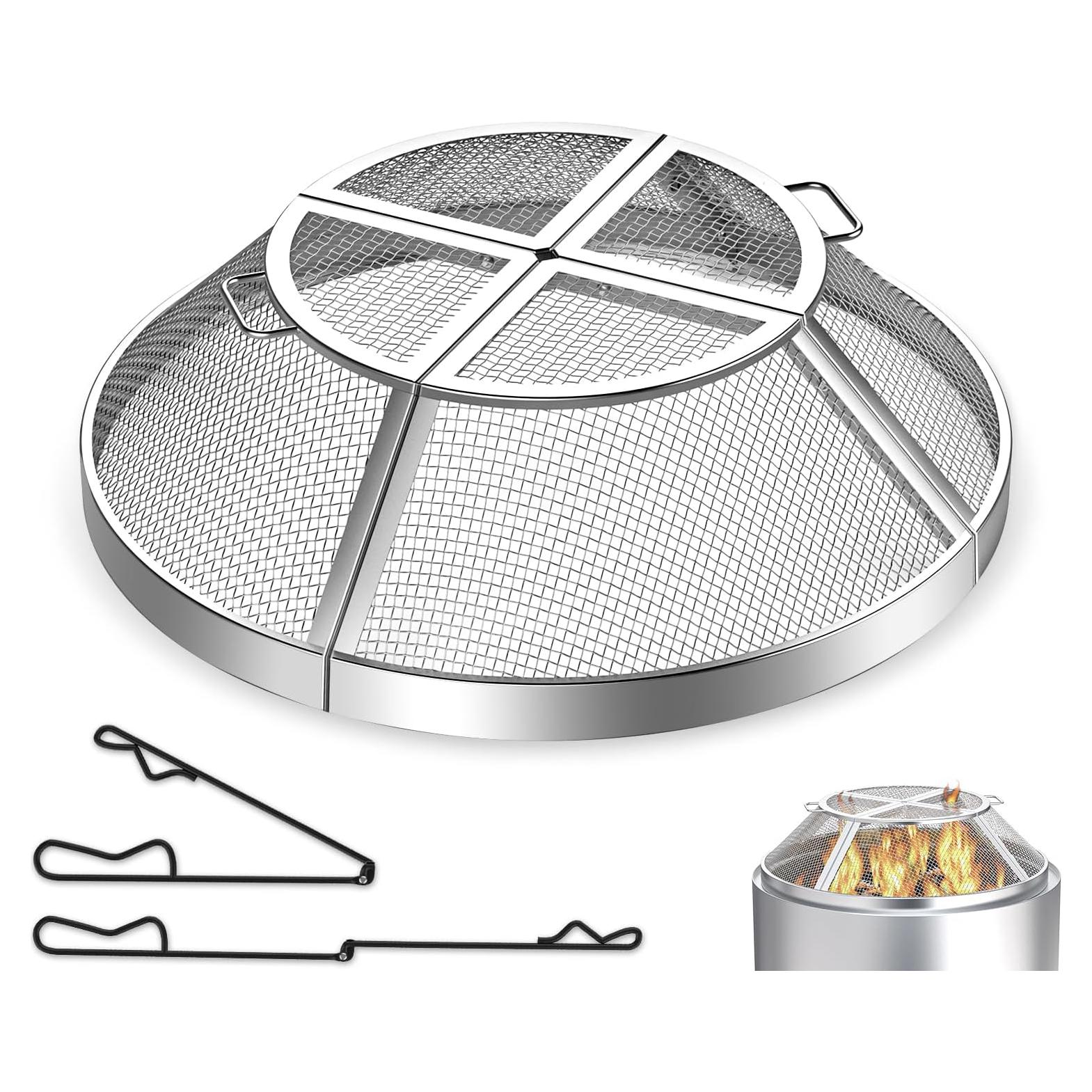 Pantalla de Chispas TUSGENK 15 Pulgadas Acero Inoxidable