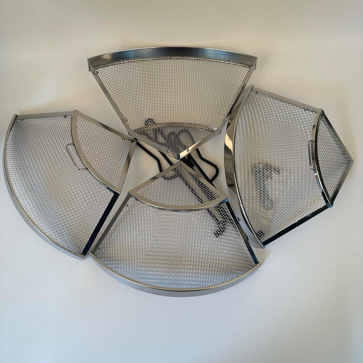 Pantalla de Chispas TUSGENK 15 Pulgadas Acero Inoxidable