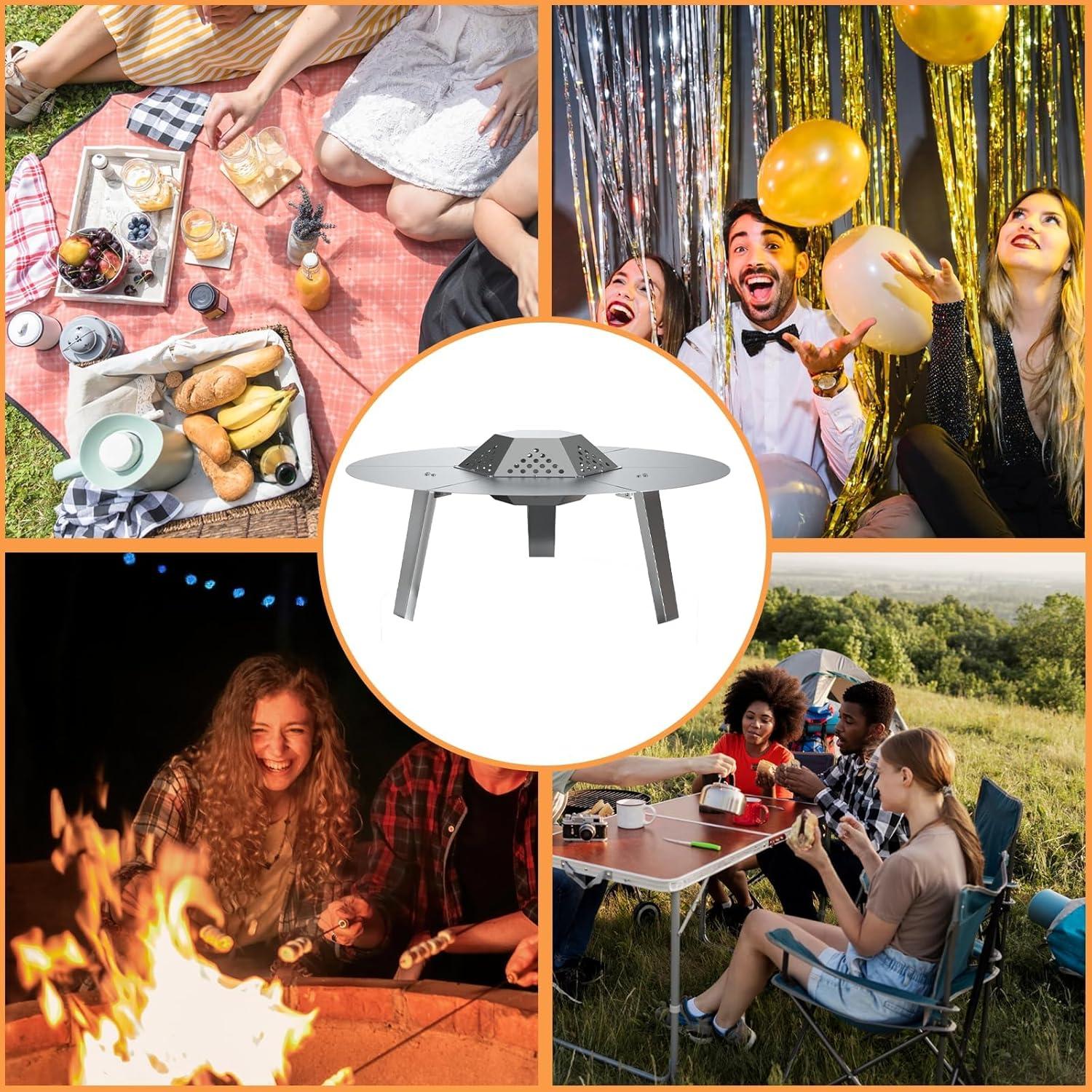 Deflector de Calor BQMAX para Solo Stove Bonfire 49.5 cm