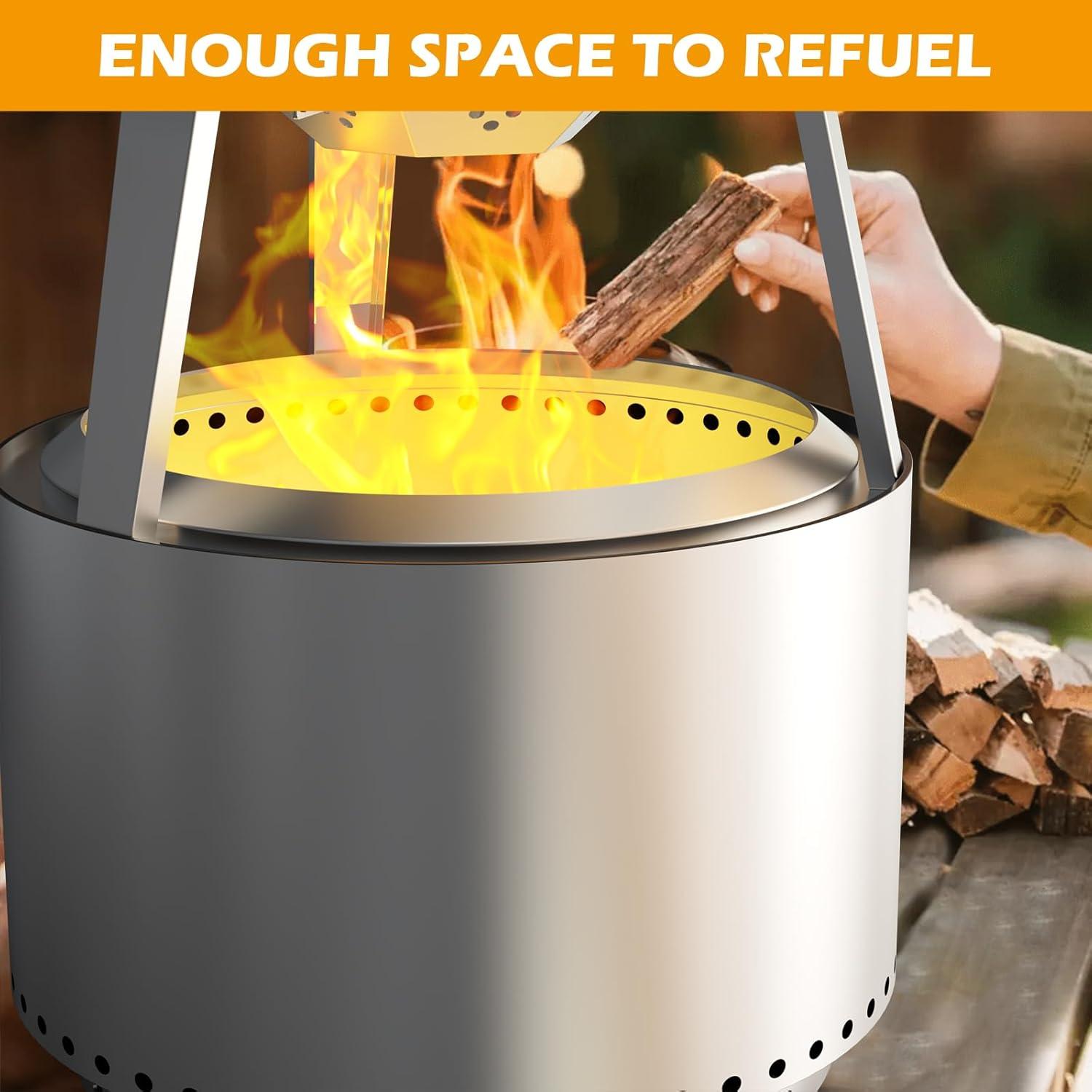 Deflector de Calor BBQ-PLUS para Fogata Solo Stove 19"