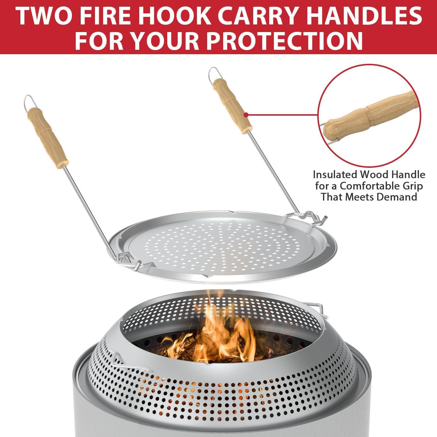 Escudo de Chispa GLOWYE para Fogata Solo Stove Bonfire 49.5 cm