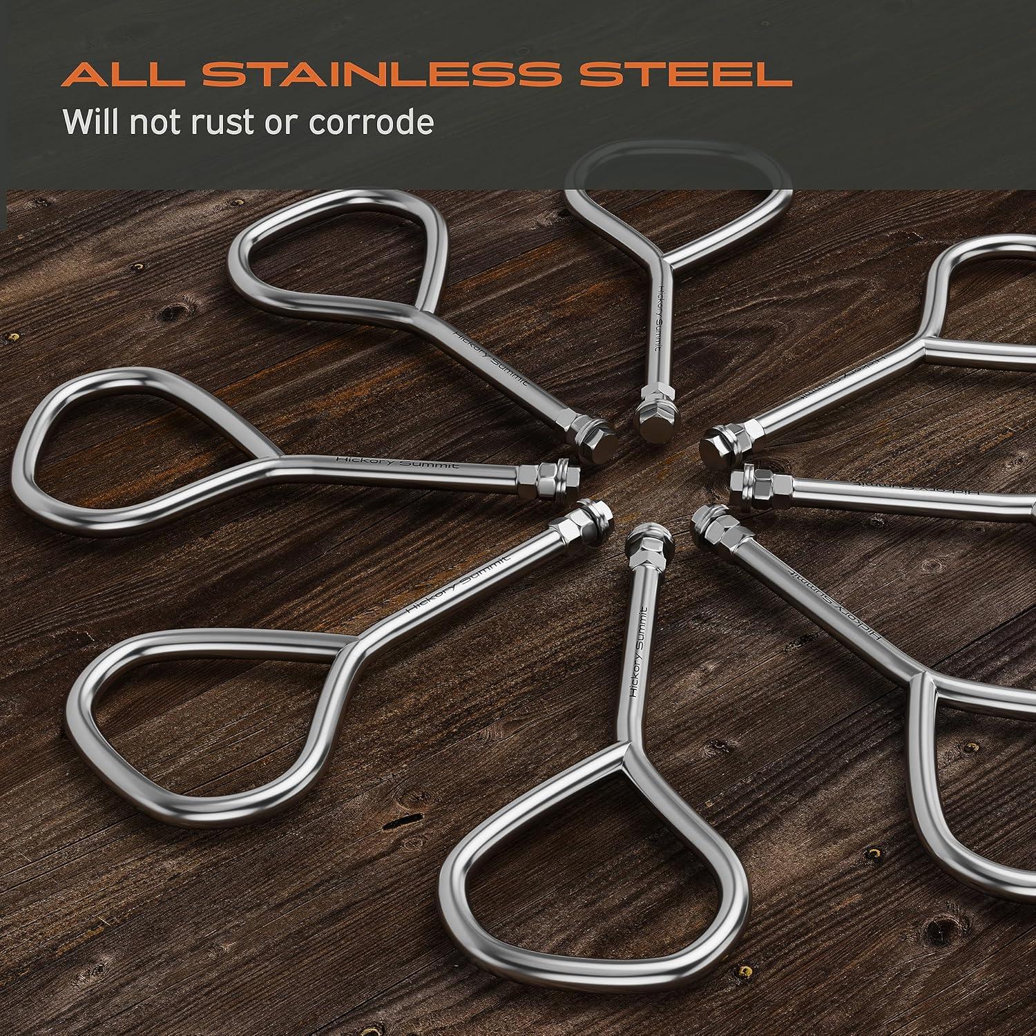 Mango de Acero Inoxidable Hickory Summit para Deflector Solo Stove