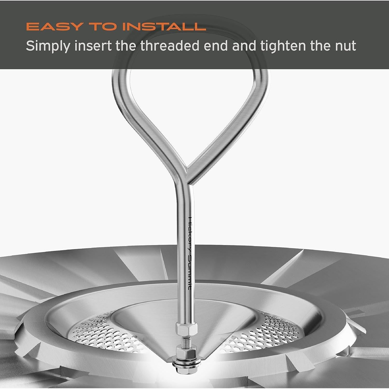 Mango de Acero Inoxidable Hickory Summit para Deflector Solo Stove