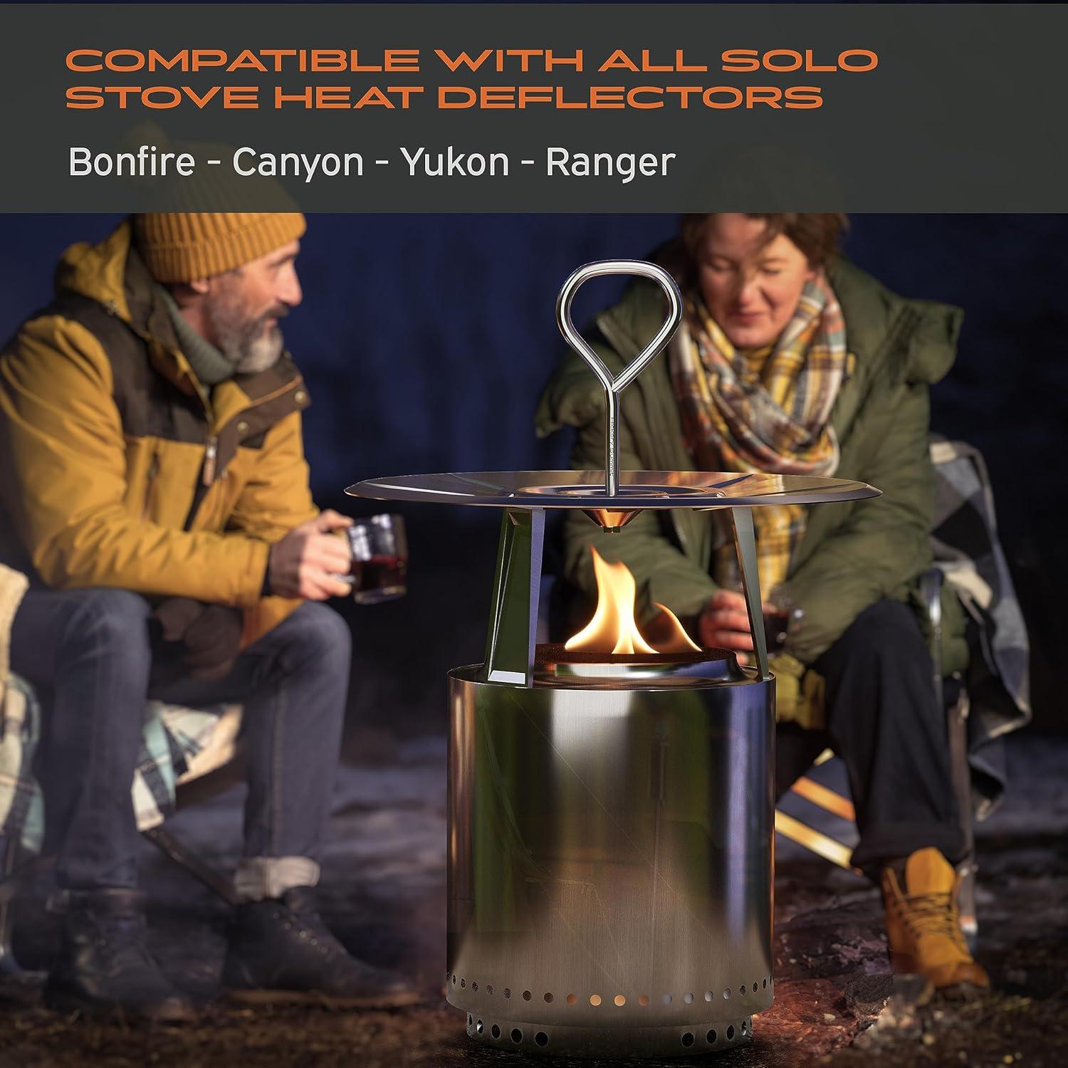 Mango de Acero Inoxidable Hickory Summit para Deflector Solo Stove