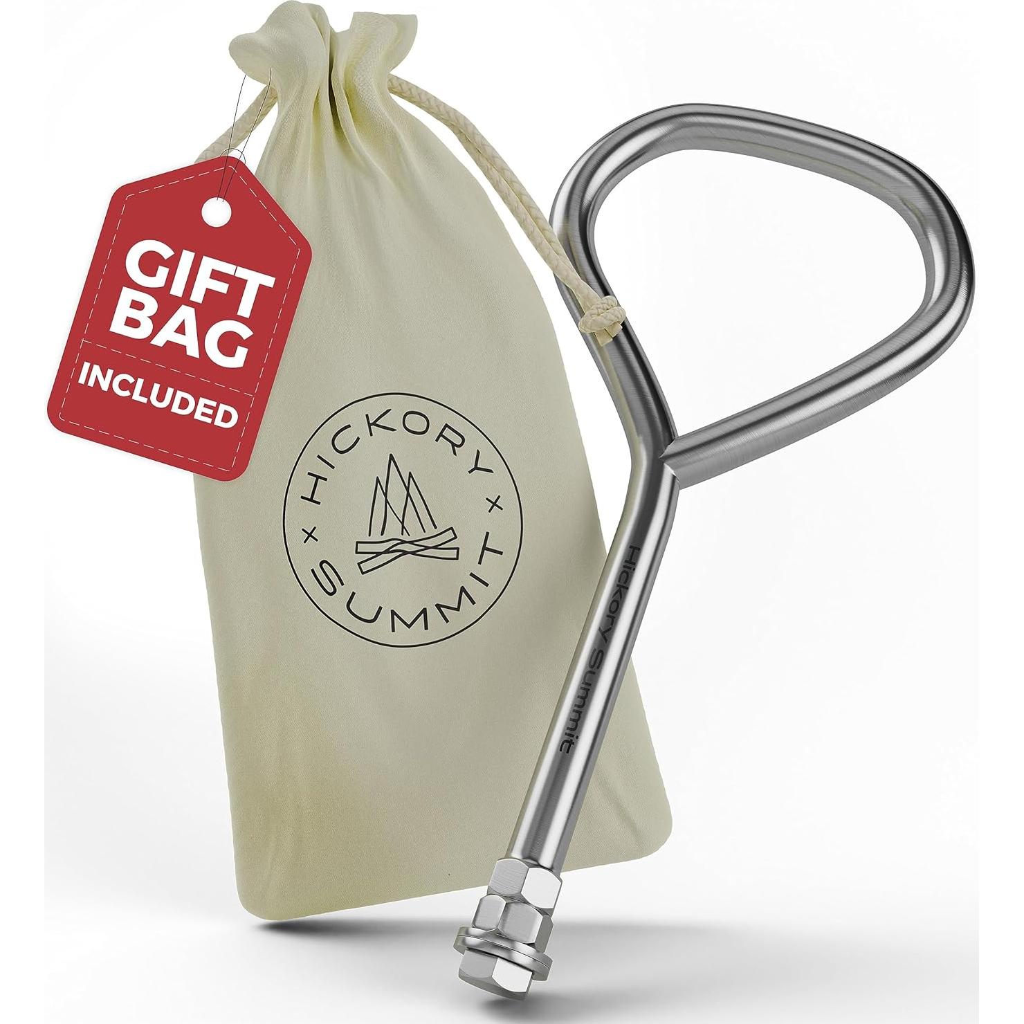 Mango de Acero Inoxidable Hickory Summit para Deflector Solo Stove