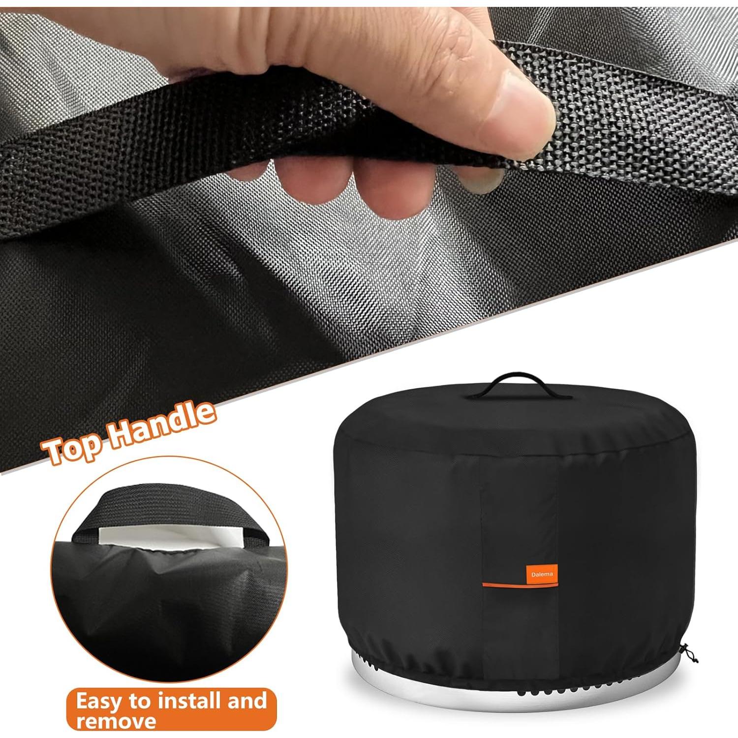 Cubierta para Fogata Dalema 56 cm Impermeable Negra