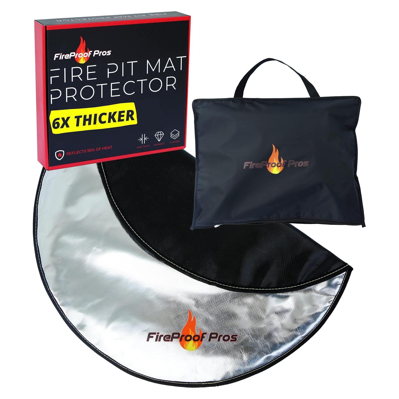 Protector de Fogata Redondo 91.44 cm FireProof Pros 6 mm