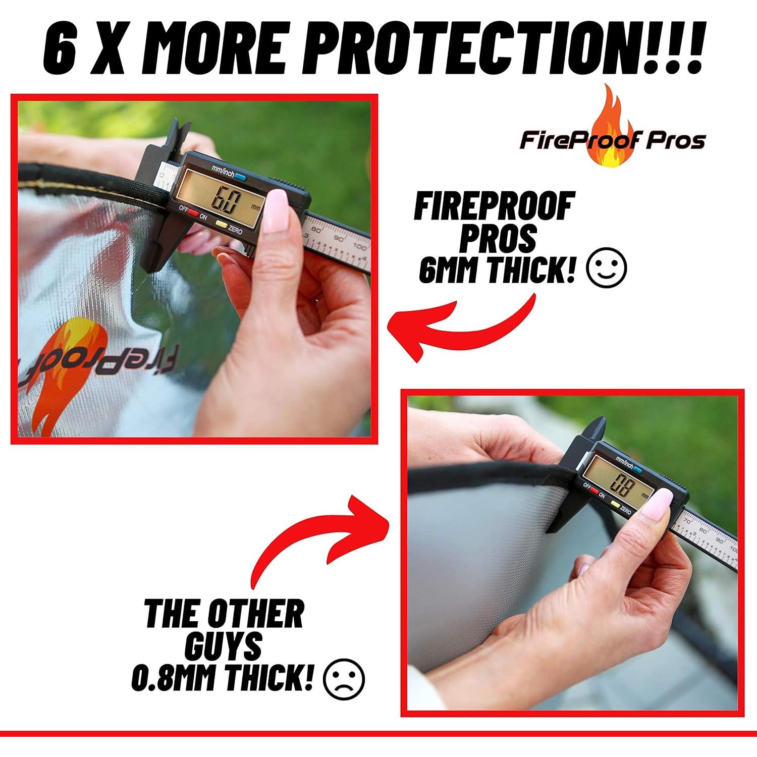 Protector de Fogata Redondo 91.44 cm FireProof Pros 6 mm