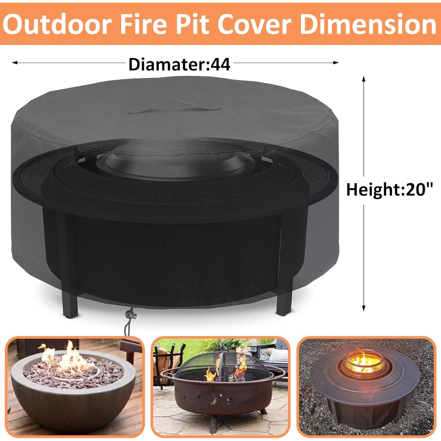 Cubierta para Fogata Blackhoso 600D para Solo Stove Ranger/Bonfire