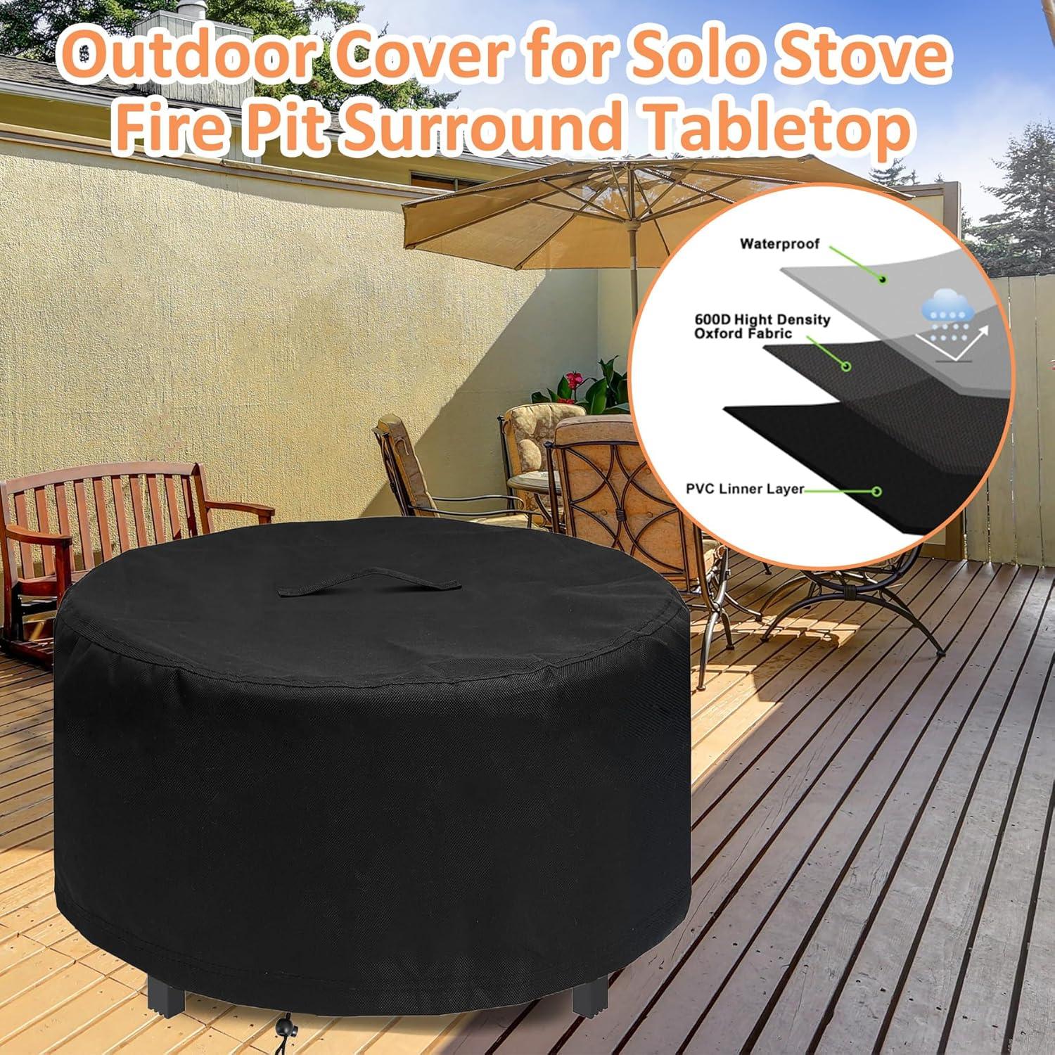 Cubierta para Fogata Blackhoso 600D para Solo Stove Ranger/Bonfire
