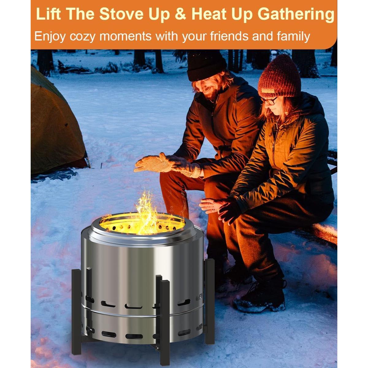 Soporte Universal para Fogata Garbuildman 15-27" Negro