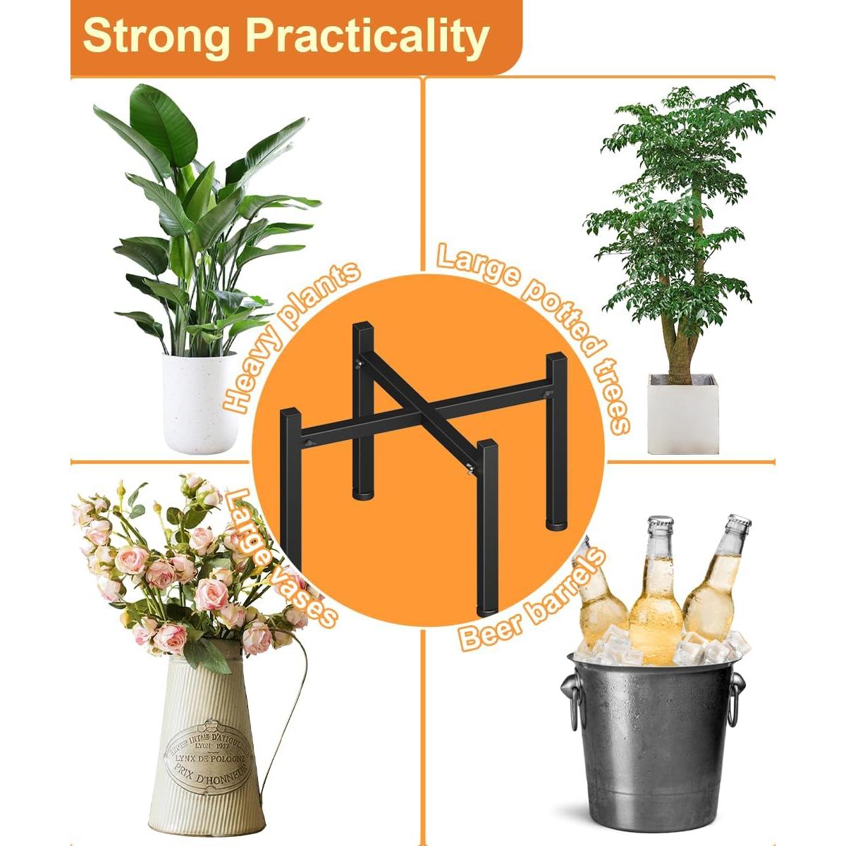 Soporte Universal para Fogata Garbuildman 15-27" Negro