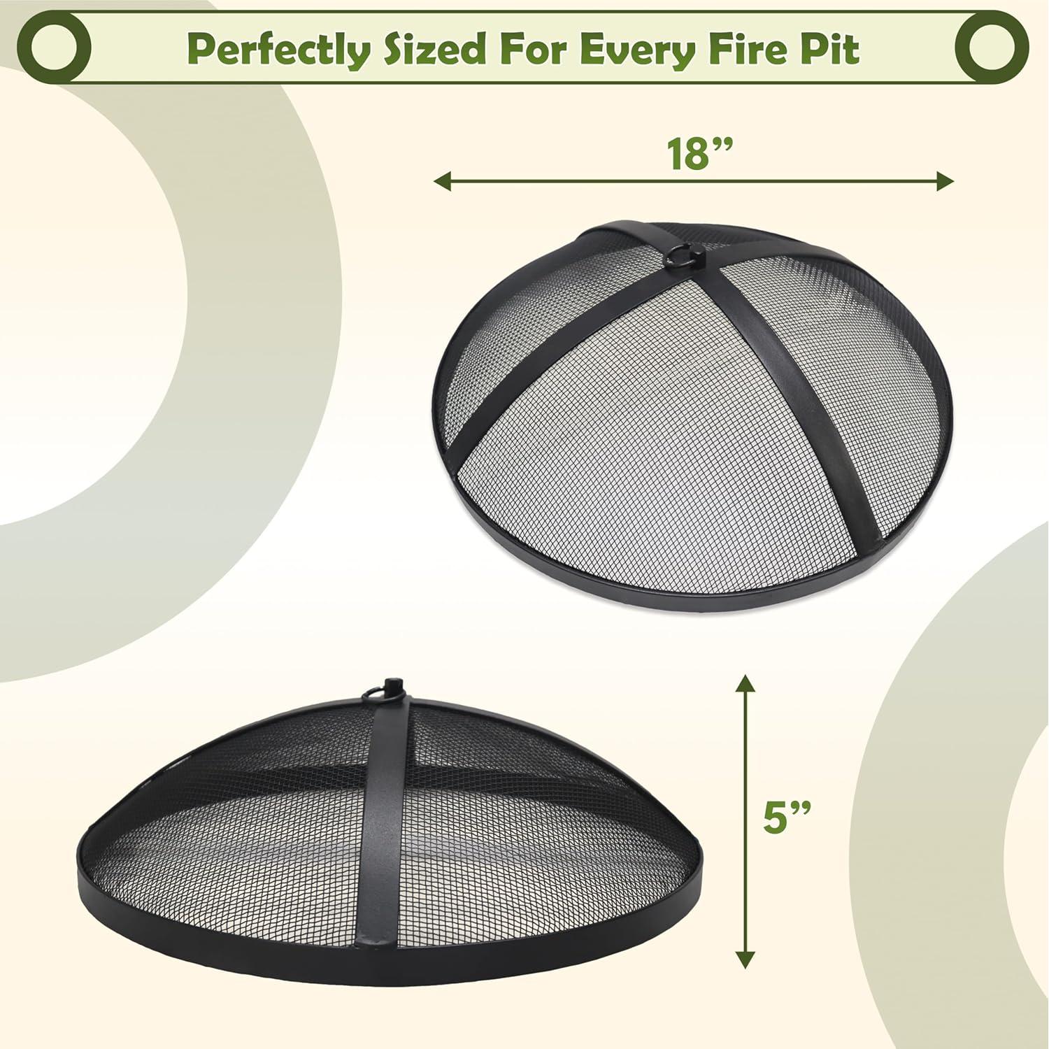 Pantalla de Chispas FEBTECH 46 cm para Fogata Redonda