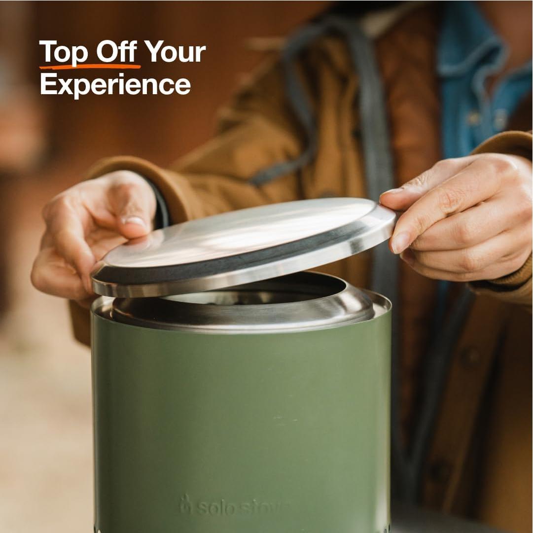 Paquete de Accesorios Mesa Solo Stove | 4 Palitos Inoxidable + Cucharón