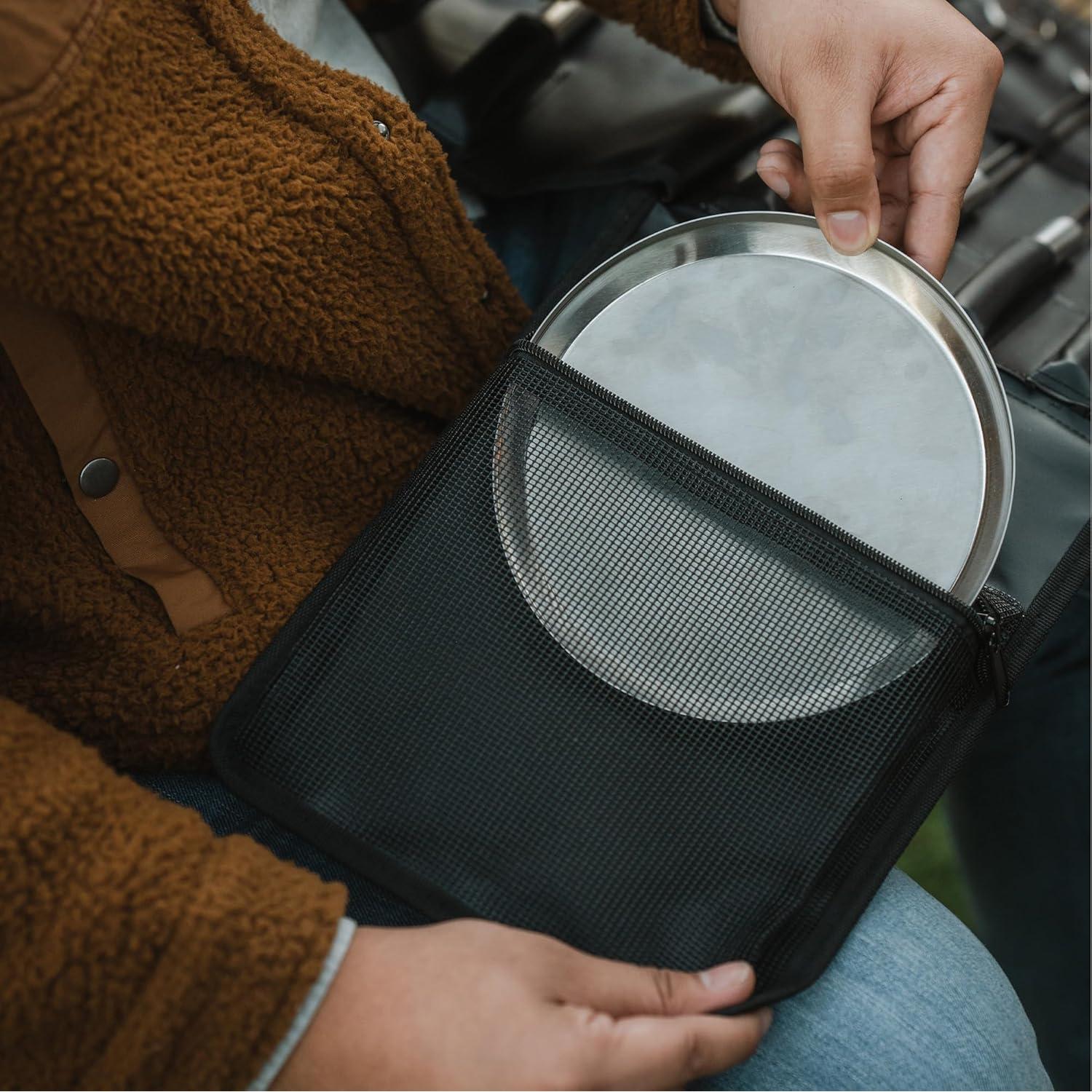 Paquete de Accesorios Mesa Solo Stove | 4 Palitos Inoxidable + Cucharón