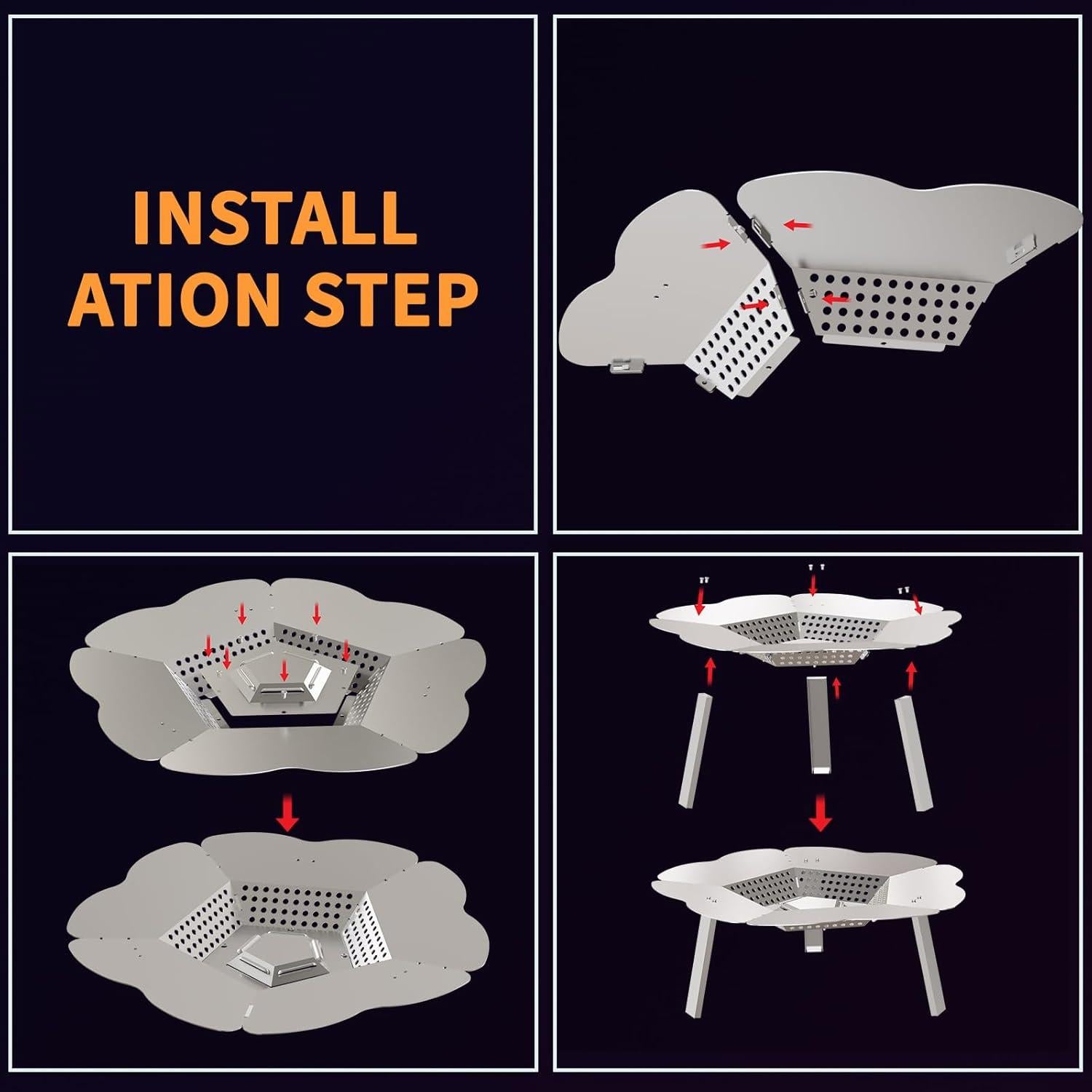 Deflector de Calor Gornoxblif para Fogón Bonfire 49.5 cm