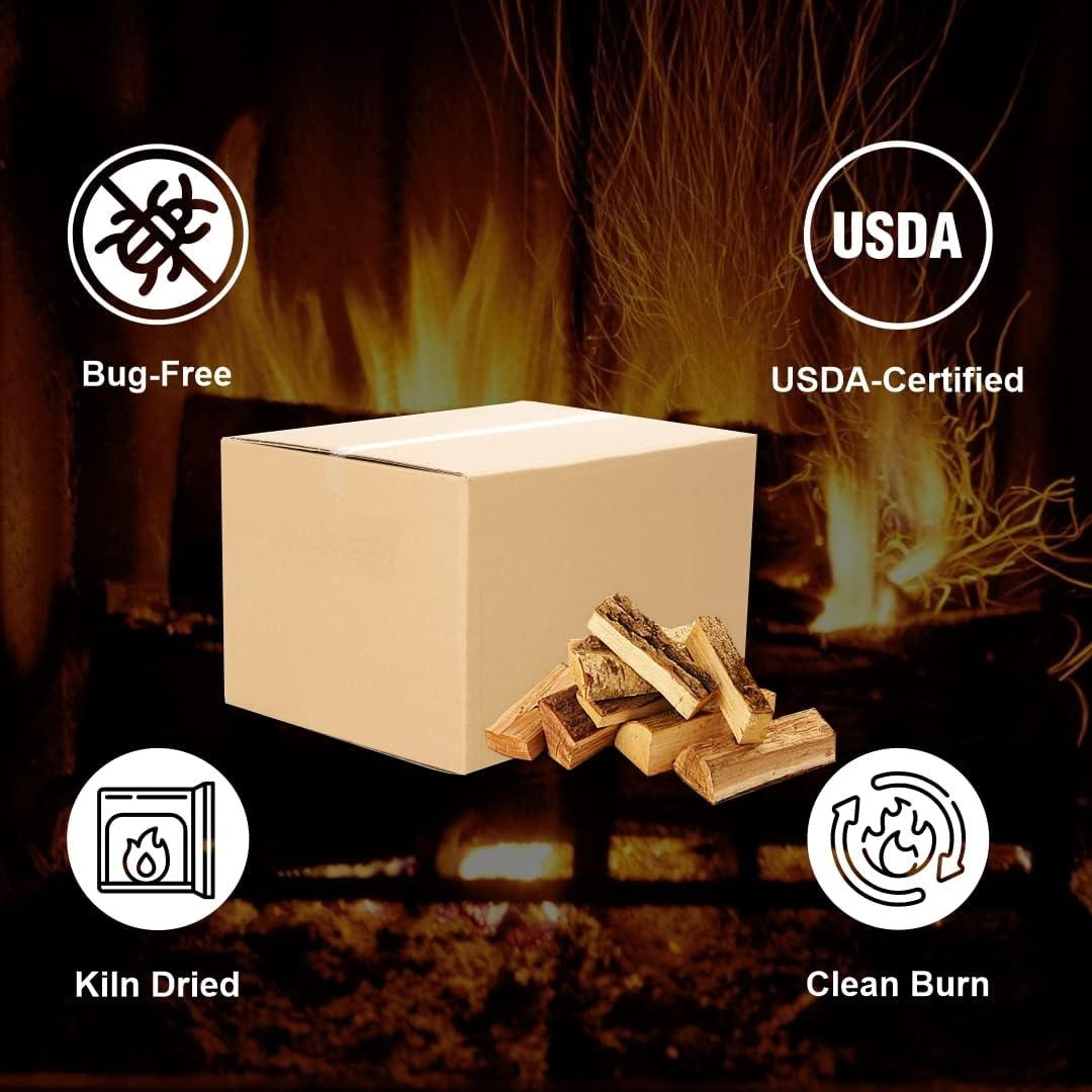 Leña Secada al Horno Cereza 5.93 kg 20.32 cm para Asar