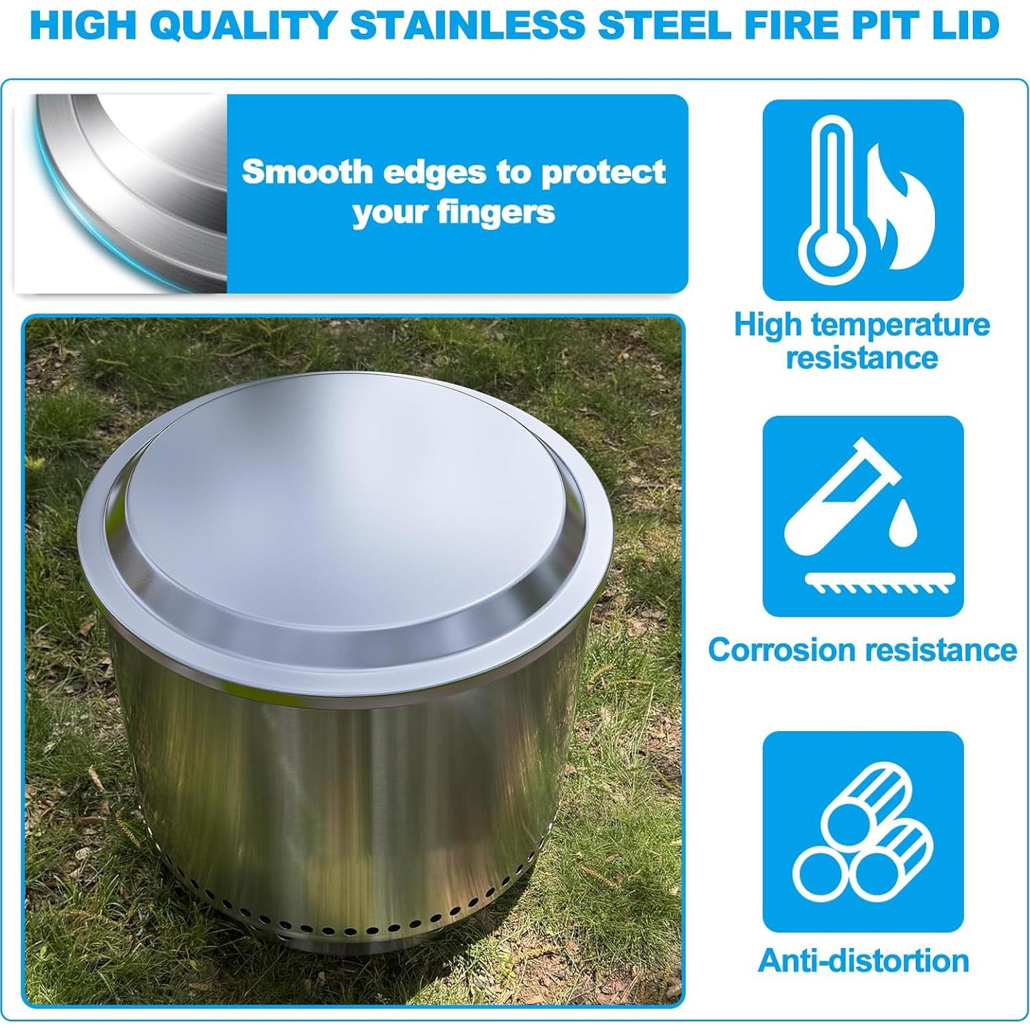 Tapa de Fogata LS'BABQ para Solo Stove Bonfire 50 cm