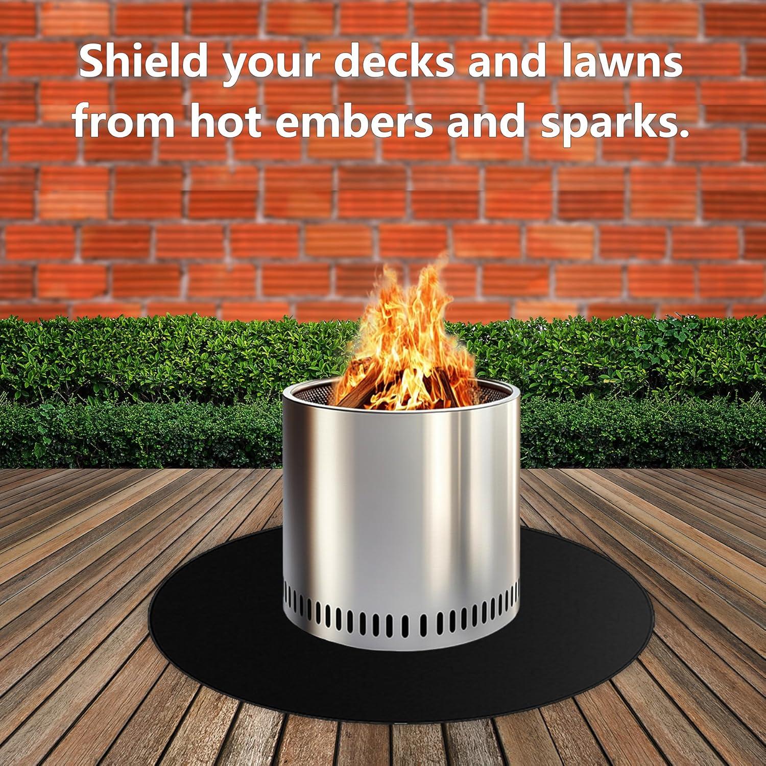 Mat de Fuego Redondo Bummery 96.5 cm para Solo Stove