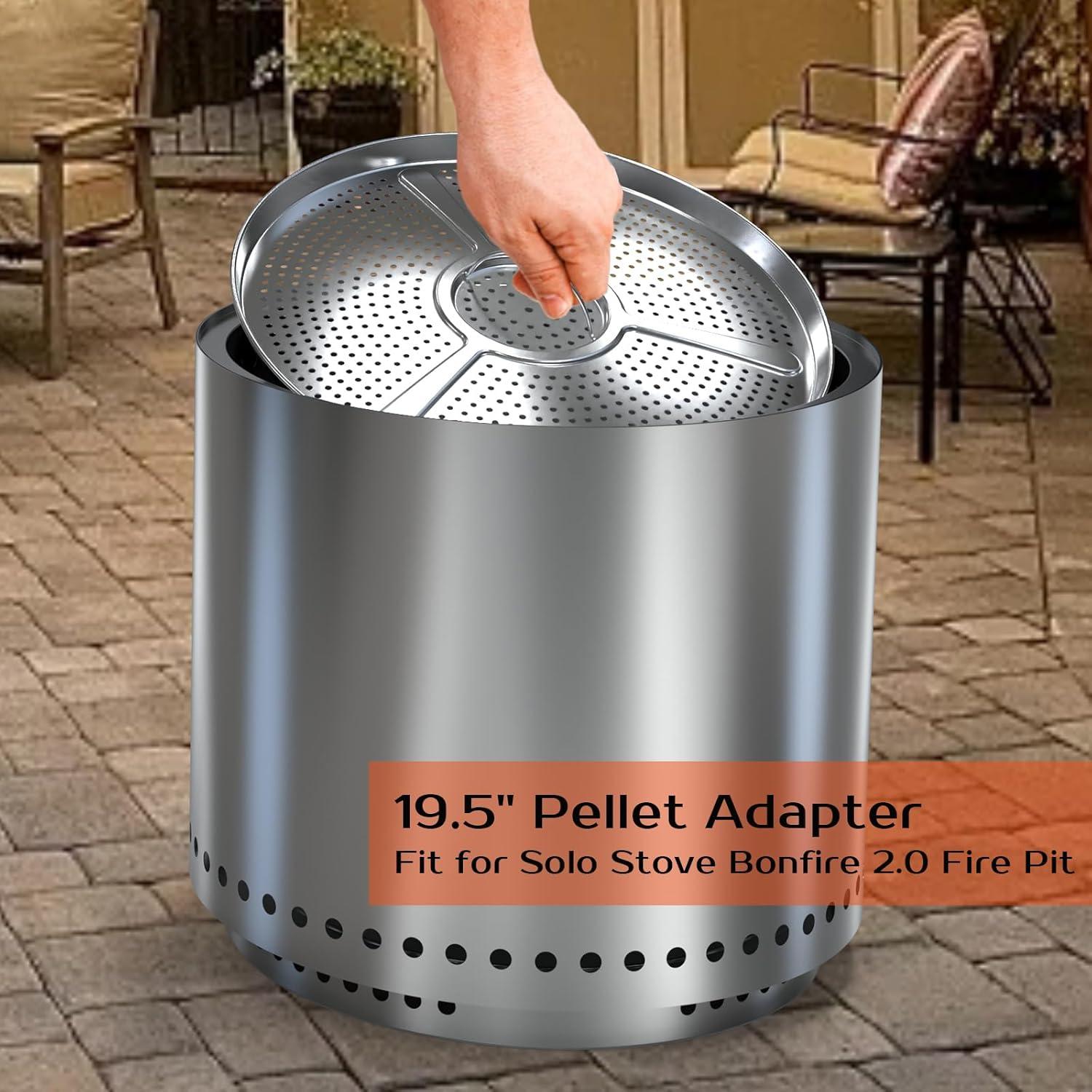 Adaptador de Pellet BBQCuker para Solo Stove Bonfire 2.0
