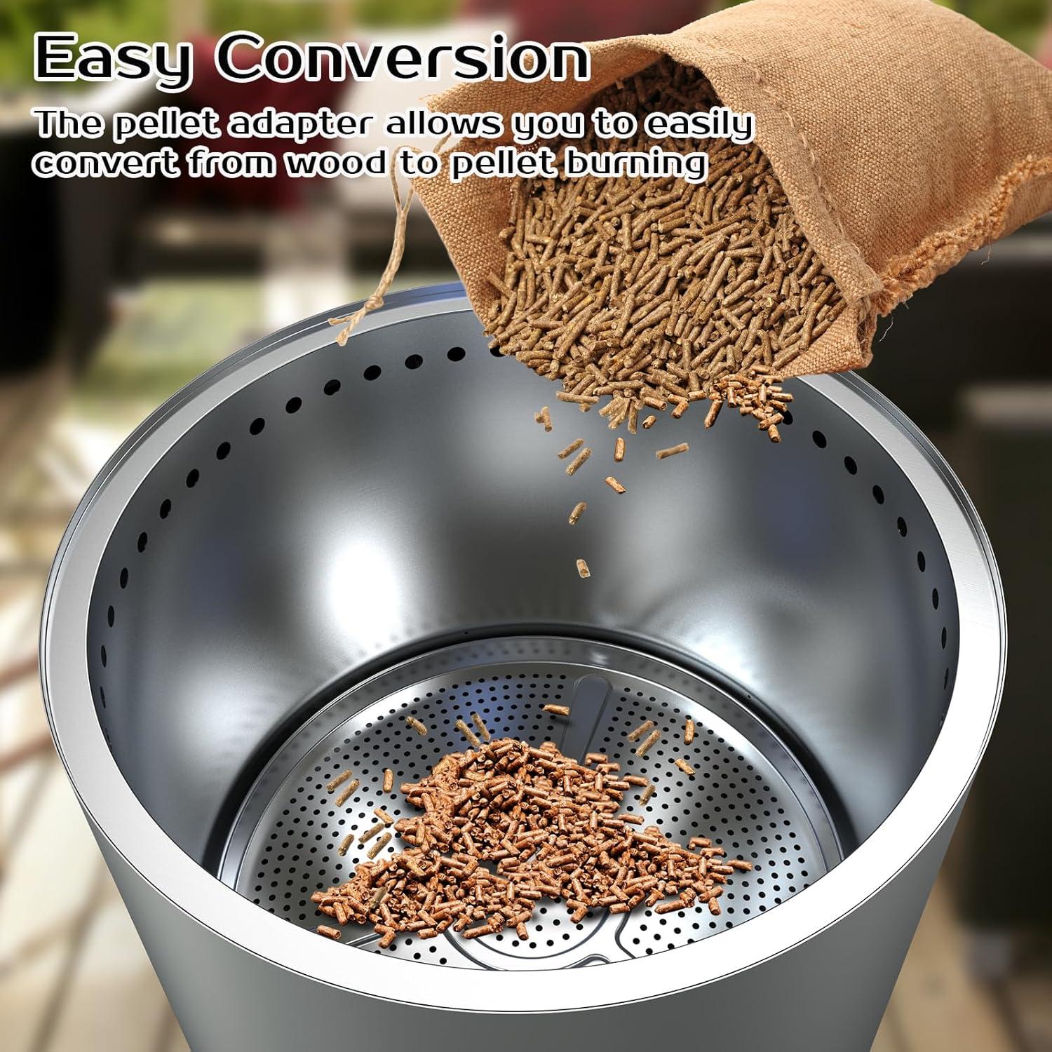 Adaptador de Pellet BBQCuker para Solo Stove Bonfire 2.0