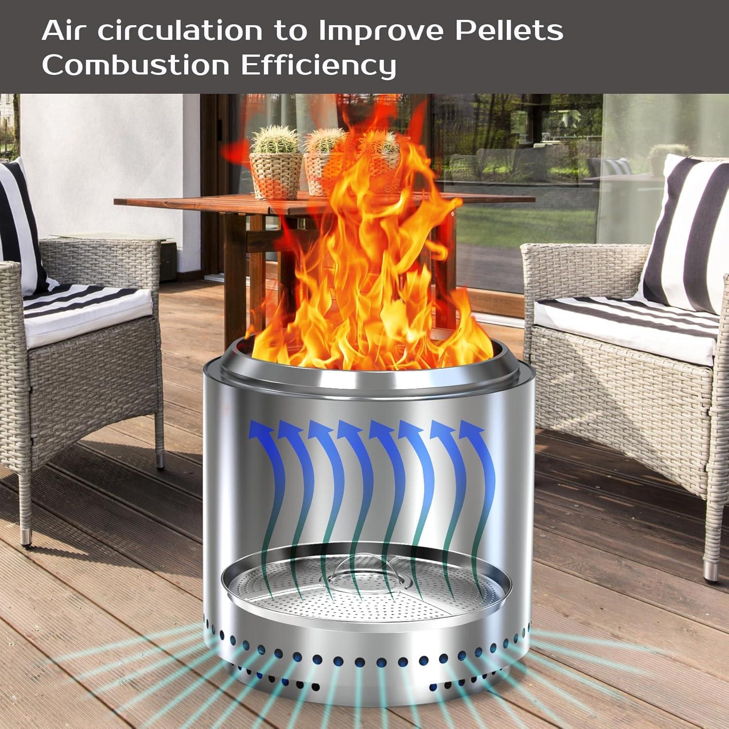 Adaptador de Pellet BBQCuker para Solo Stove Bonfire 2.0