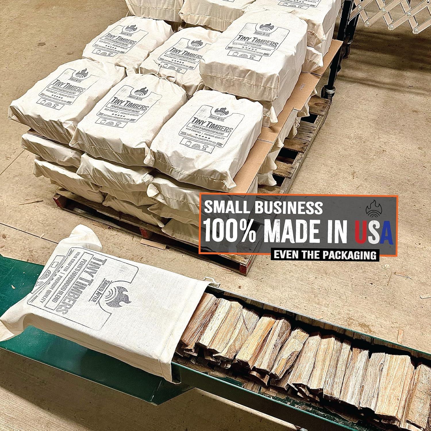 Maderos Secados en Horno 15 lb - Mezcla de Madera Dura Penn