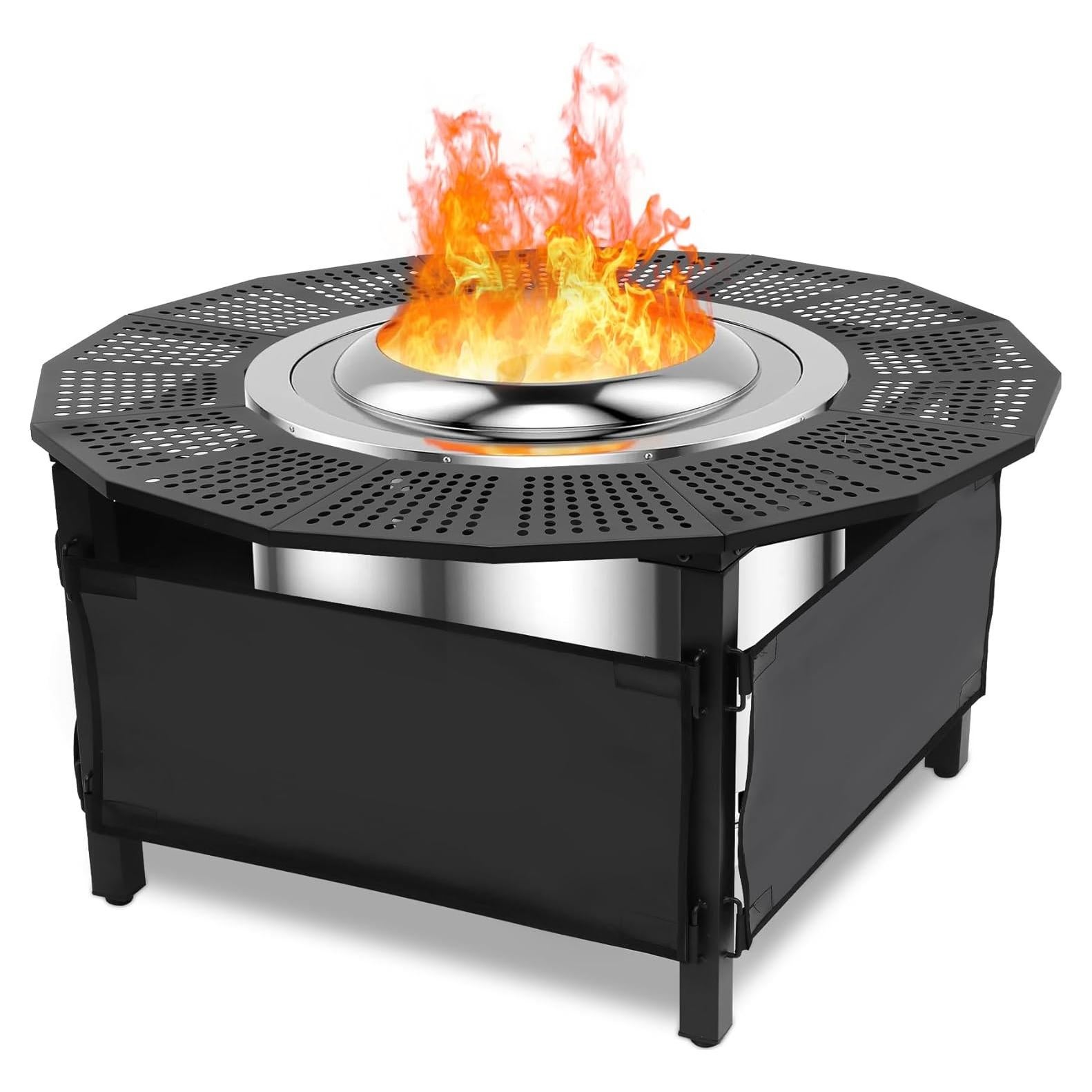 Mesa Rodeo de Fuego 103.5 cm Puzau, Protección 360°