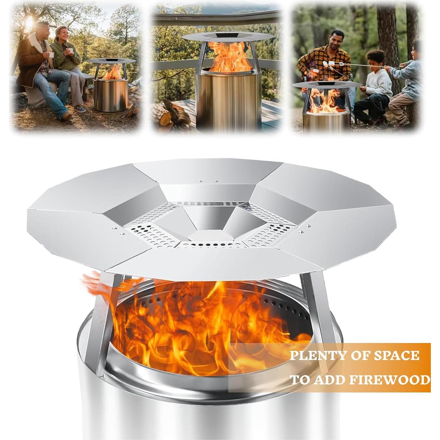 Deflector de Calor CAMUTKRY para Fogata Bonfire 62.5 cm