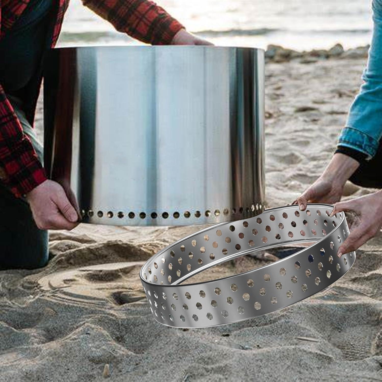 Soporte para Fogata GLOWYE 19.5" (49.53 cm) Acero Inoxidable