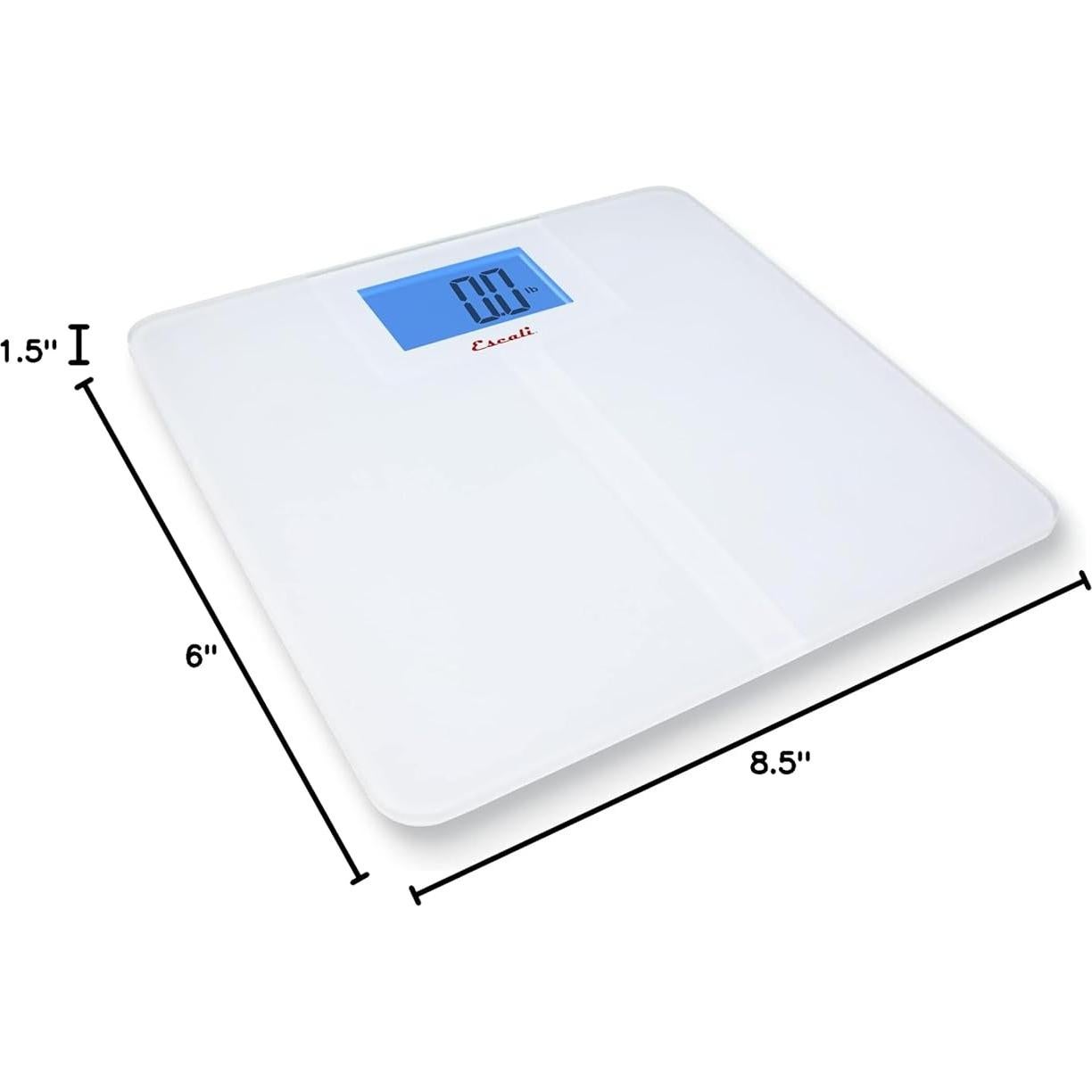 Balanza Digital Escali de Baño y Cocina Antideslizante 255 kg