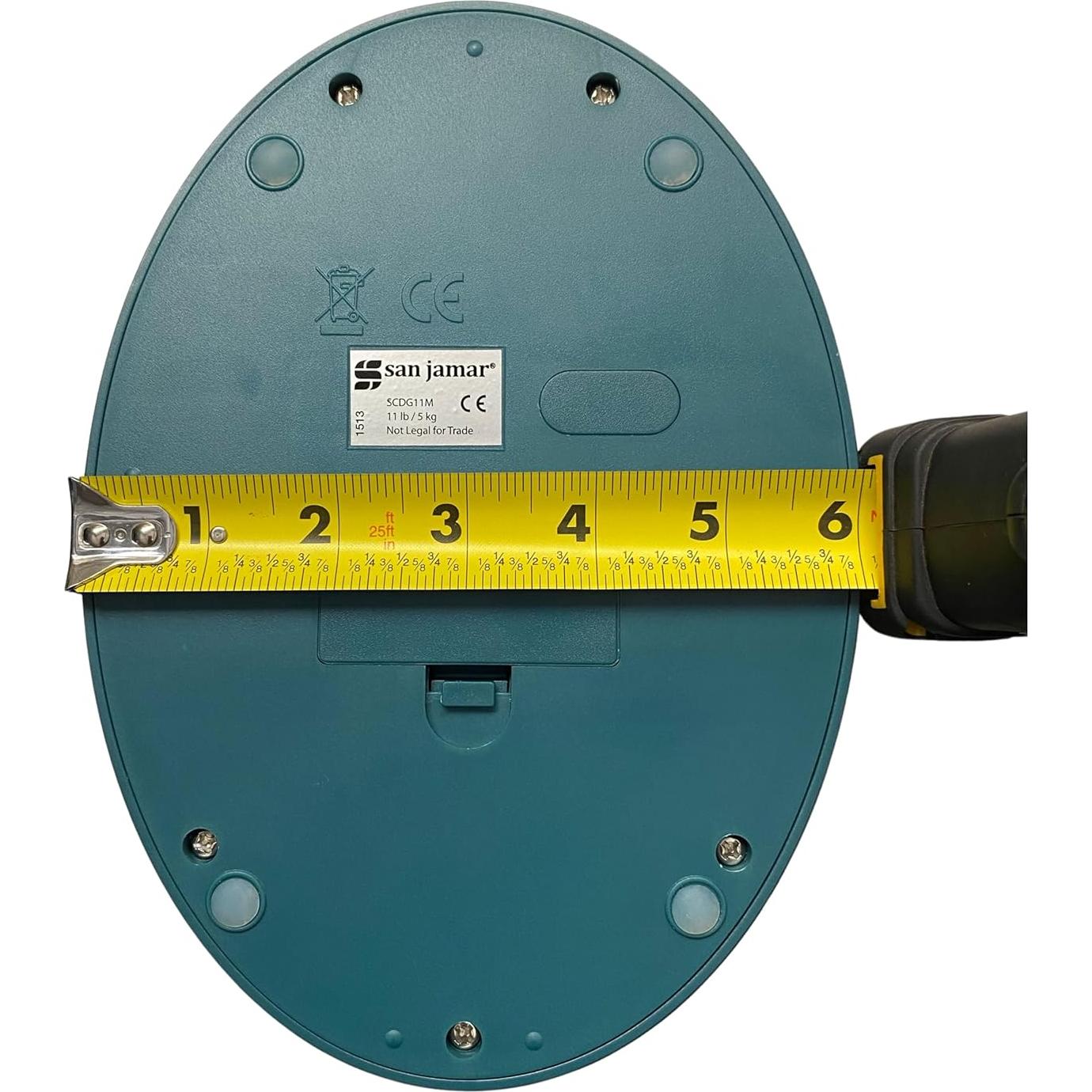 Balanza Digital de Cocina San Jamar SCDG11M 5 kg Precisa