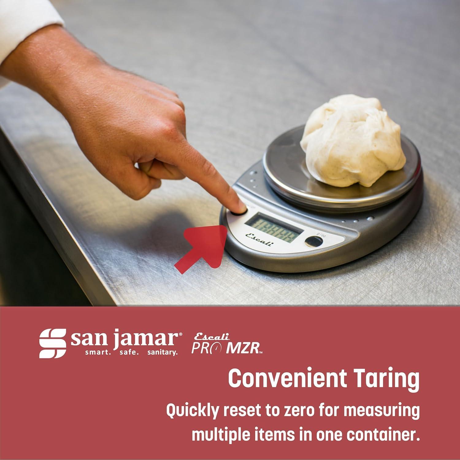 Balanza Digital de Cocina San Jamar SCDG11M 5 kg Precisa