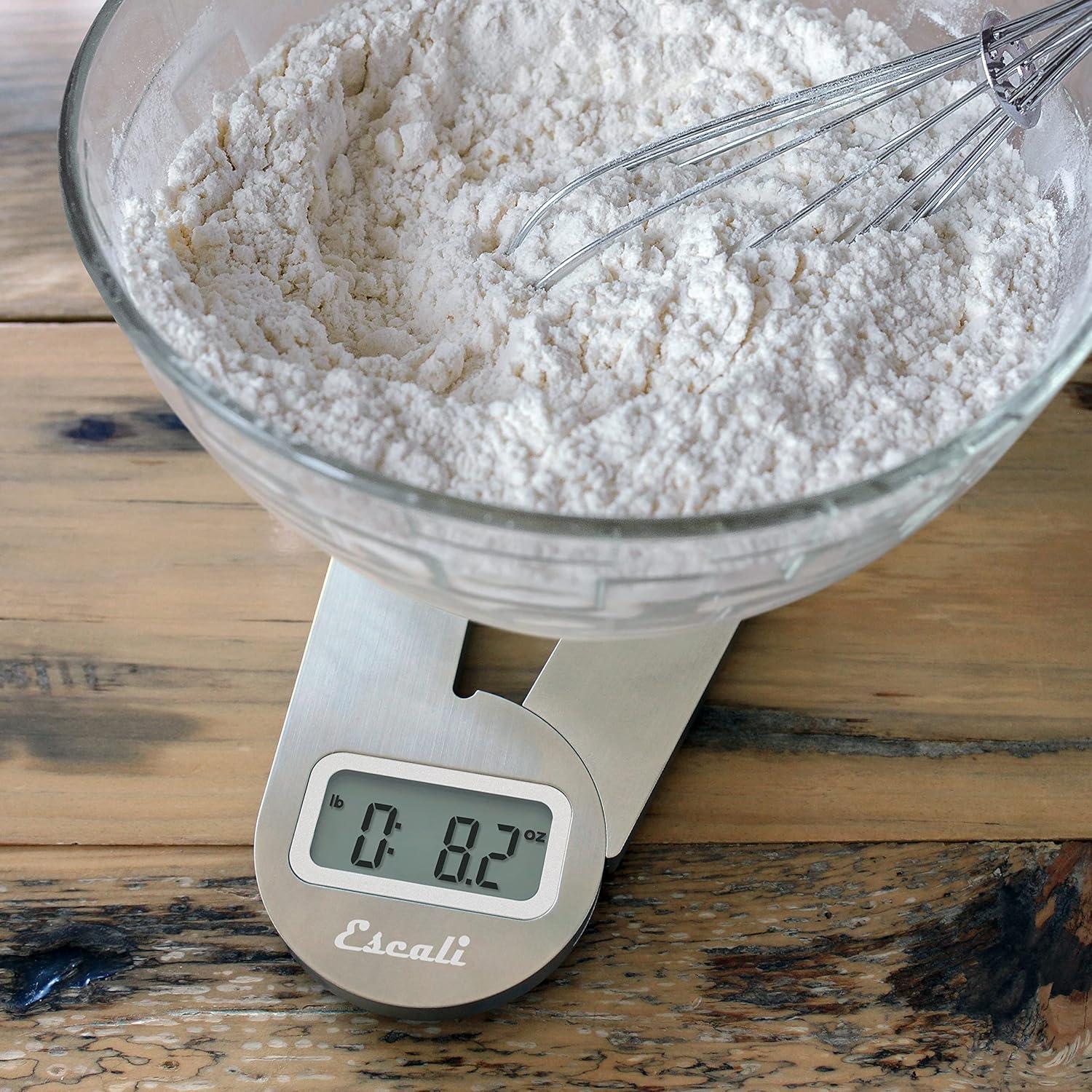 Balanza de Cocina Escali F115 Plegable 5 kg Acero Inoxidable