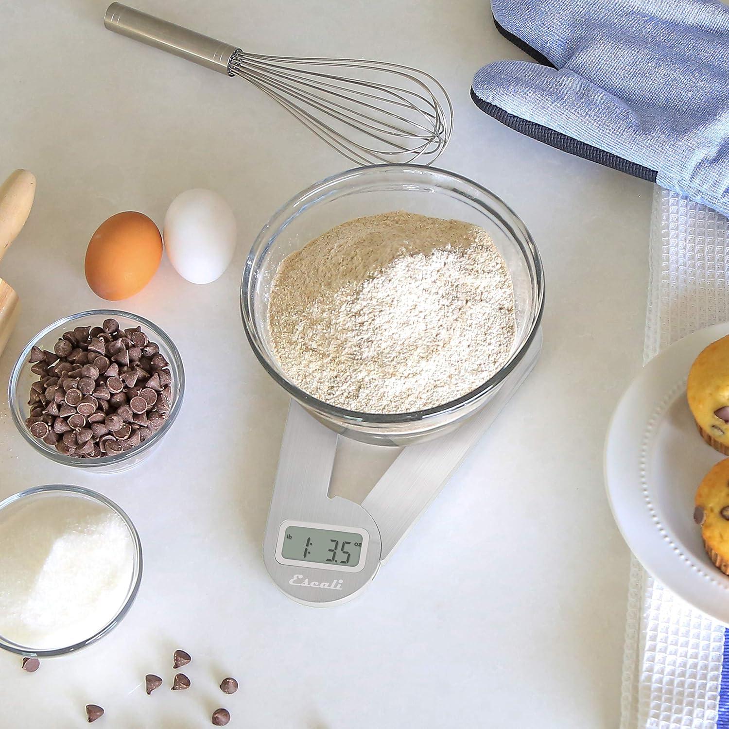 Balanza de Cocina Escali F115 Plegable 5 kg Acero Inoxidable